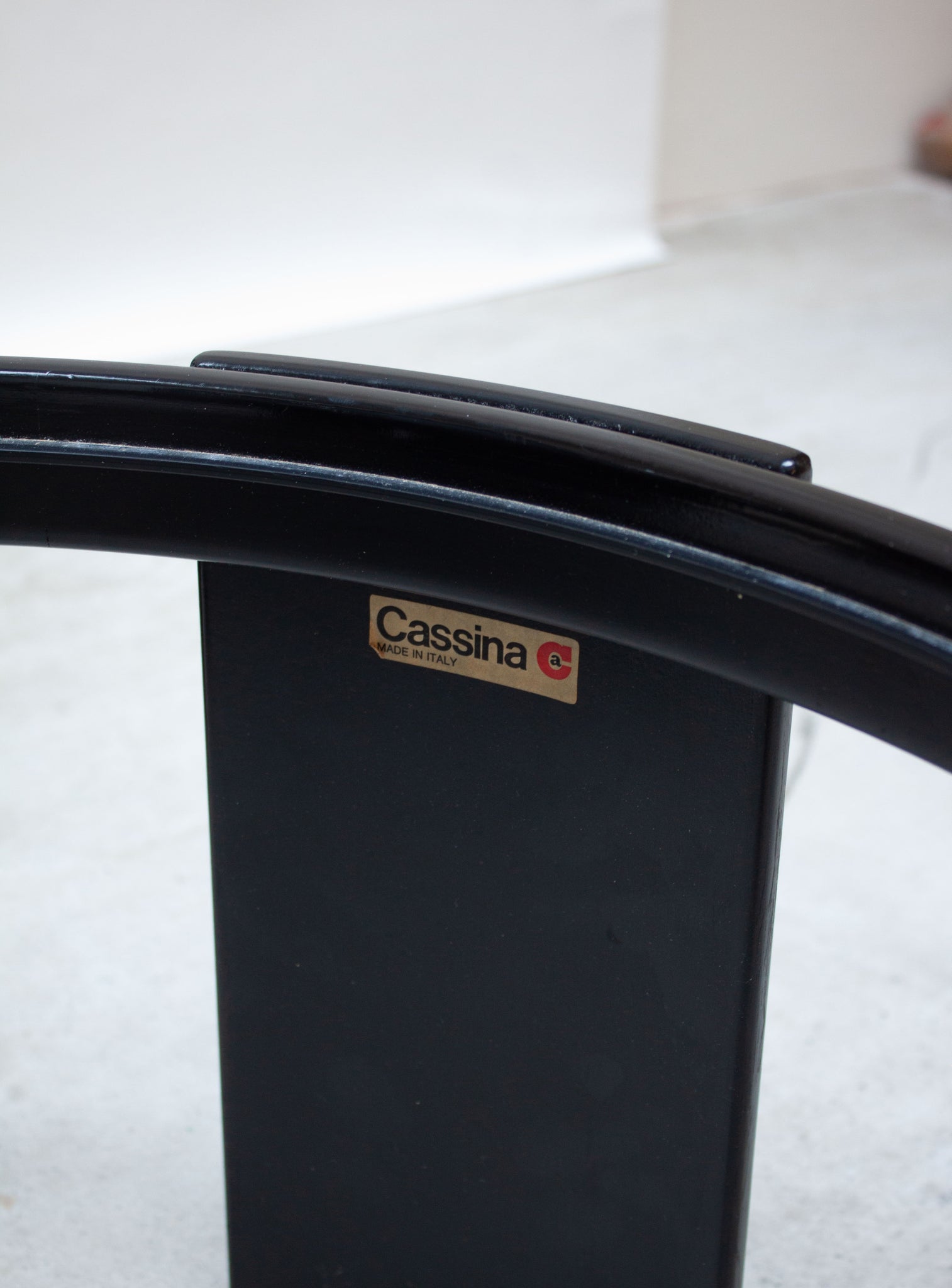 Cassina 783 Nesting Tables by Gianfranco Frattini (Black)