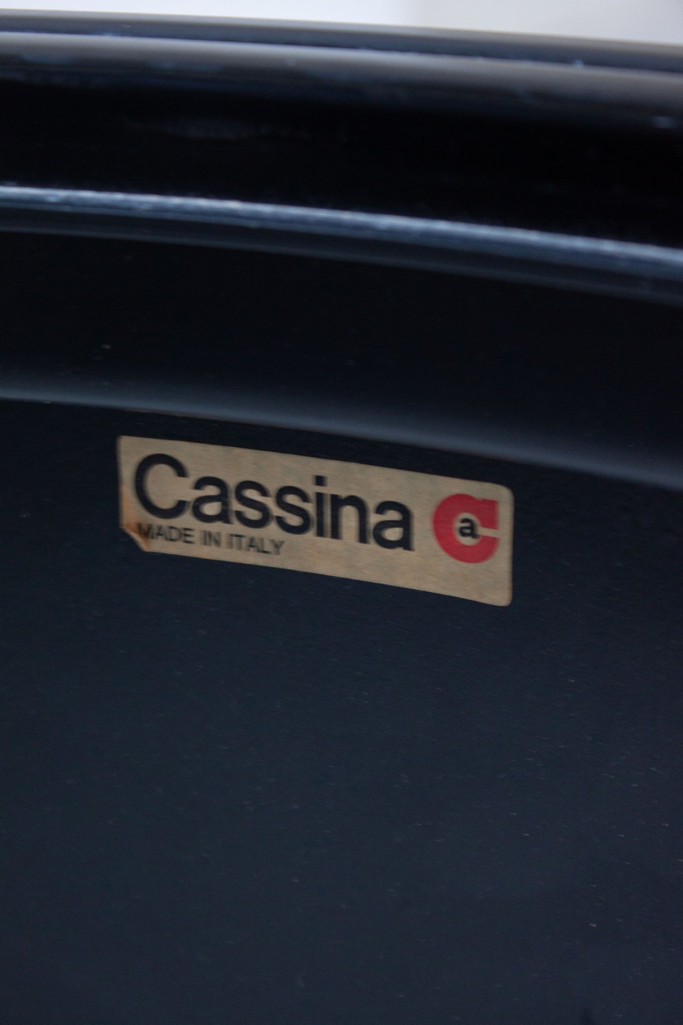 Cassina 783 Nesting Tables by Gianfranco Frattini (Black)