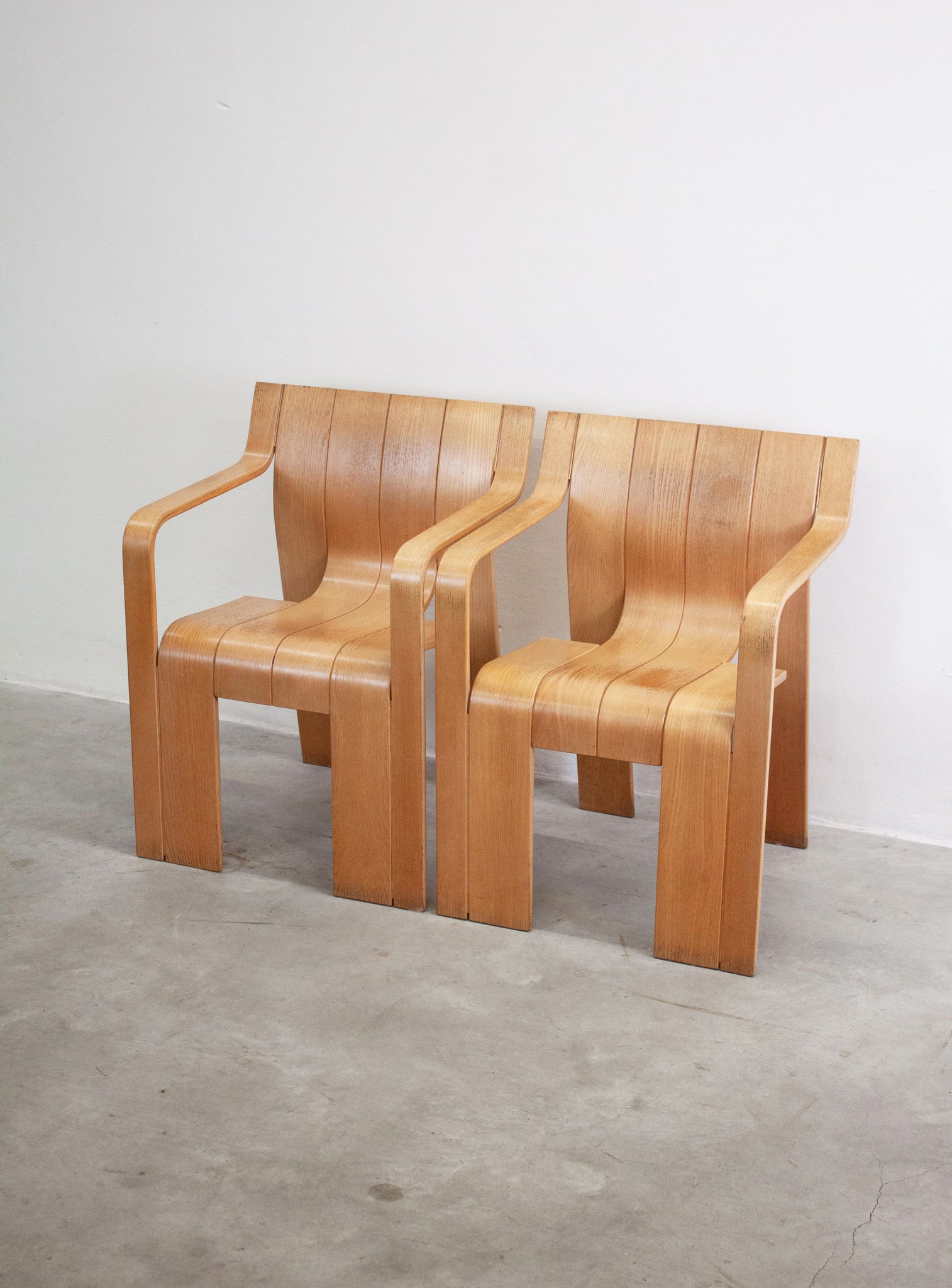 Castelijn Strip Dining Chair with Armrest by Gijs Bakker