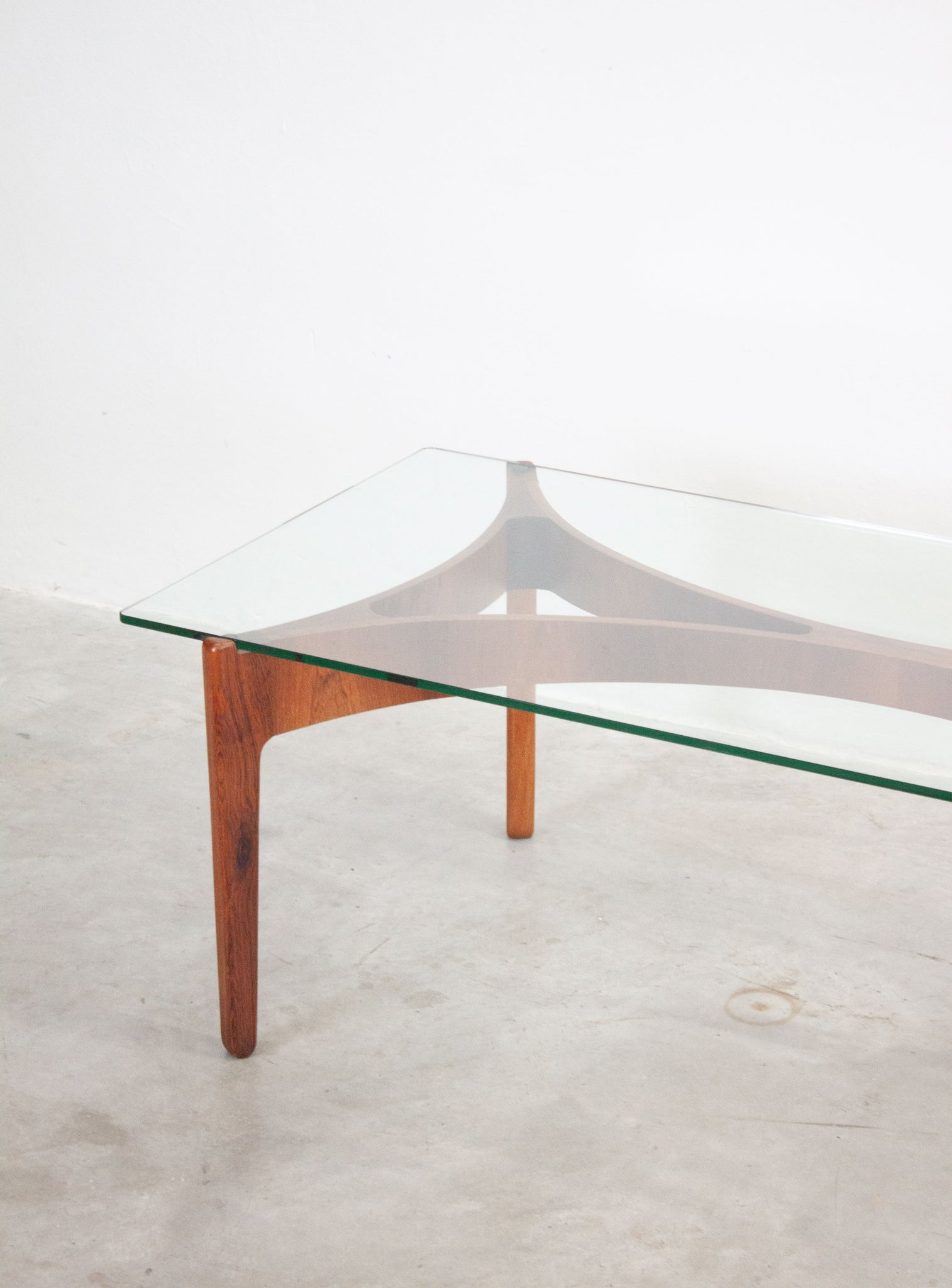 Christian Linneberg Rosewood Coffee Table by Sven Ellekaer