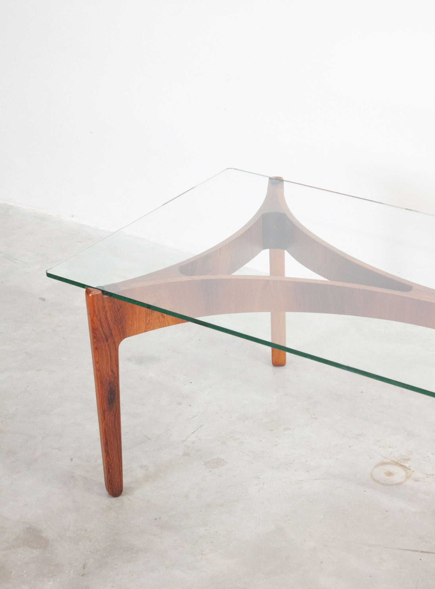 Christian Linneberg Rosewood Coffee Table by Sven Ellekaer