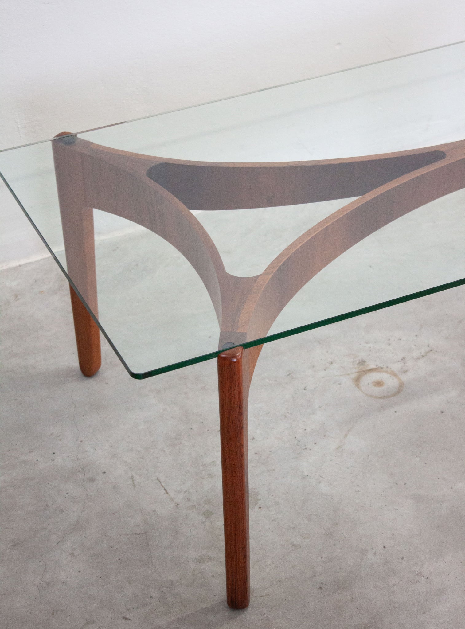 Christian Linneberg Rosewood Coffee Table by Sven Ellekaer