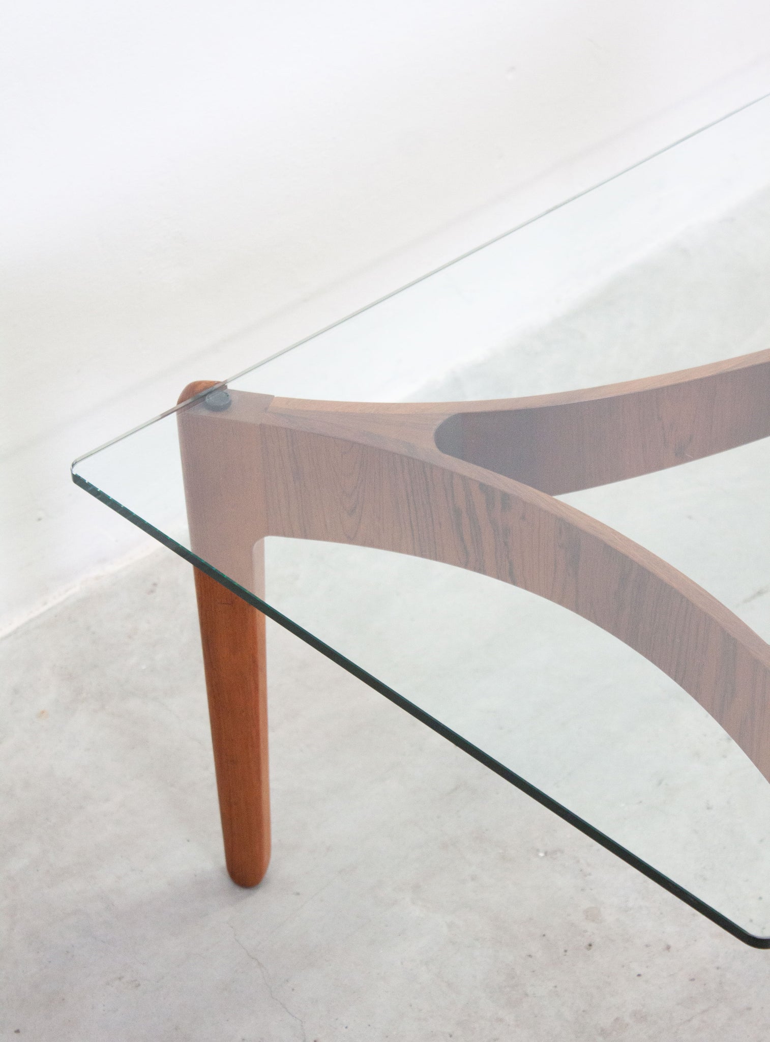 Christian Linneberg Rosewood Coffee Table by Sven Ellekaer