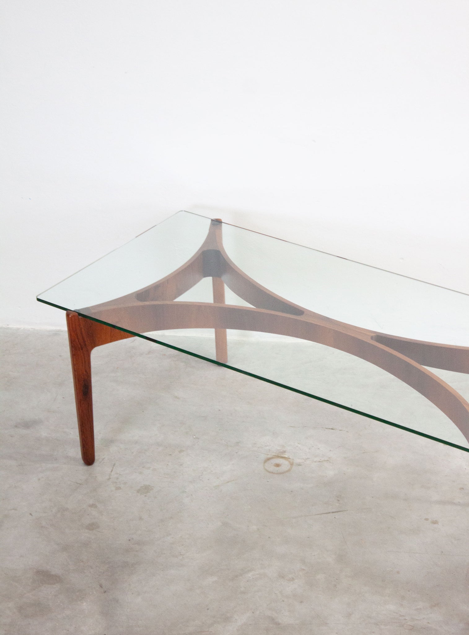 Christian Linneberg Rosewood Coffee Table by Sven Ellekaer