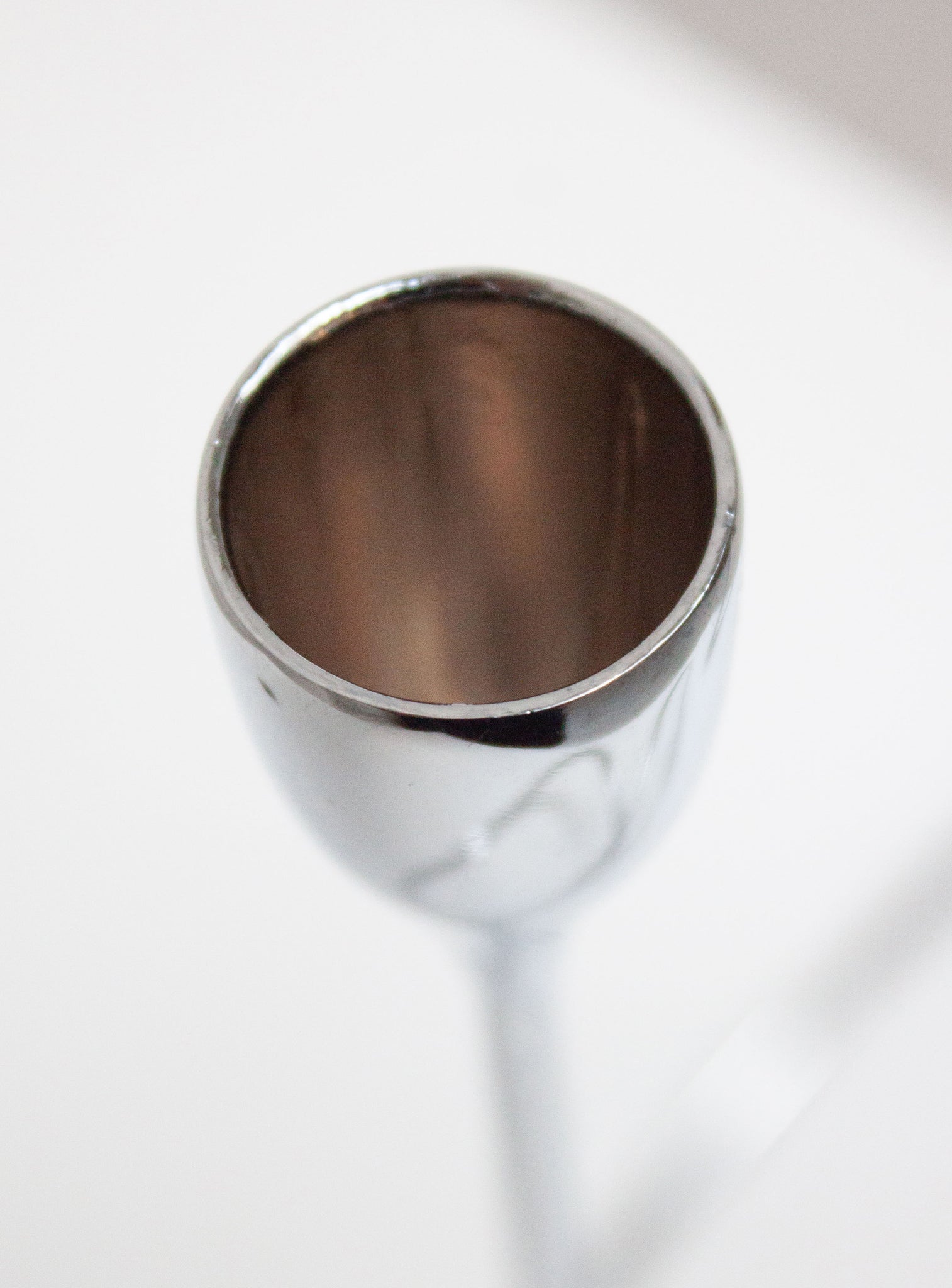 Chrome Loop Candle Holder