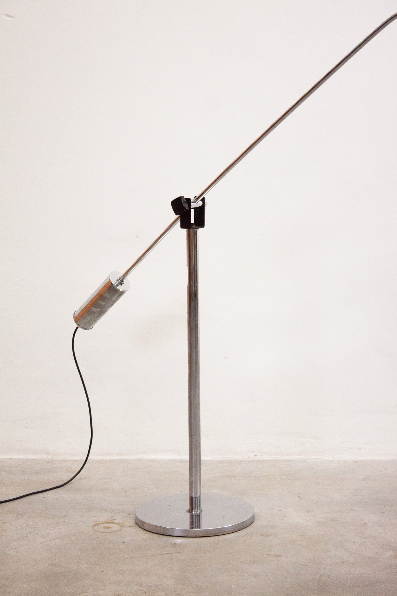 Counterbalance Chrome Floor Lamp