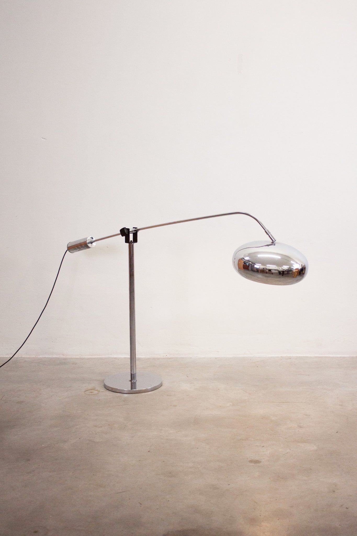 Counterbalance Chrome Floor Lamp