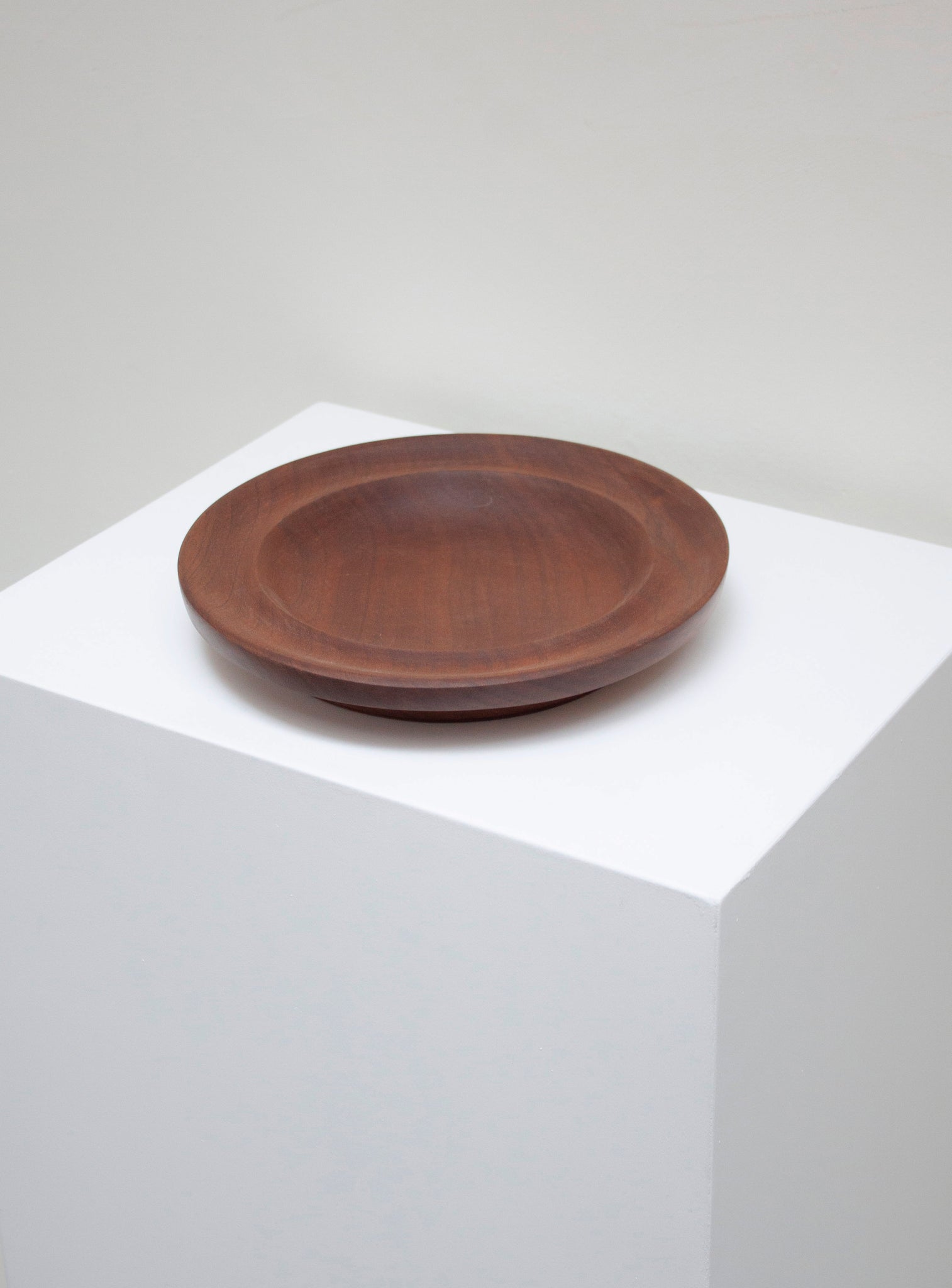 Danish Low Teak Wooden Bowl