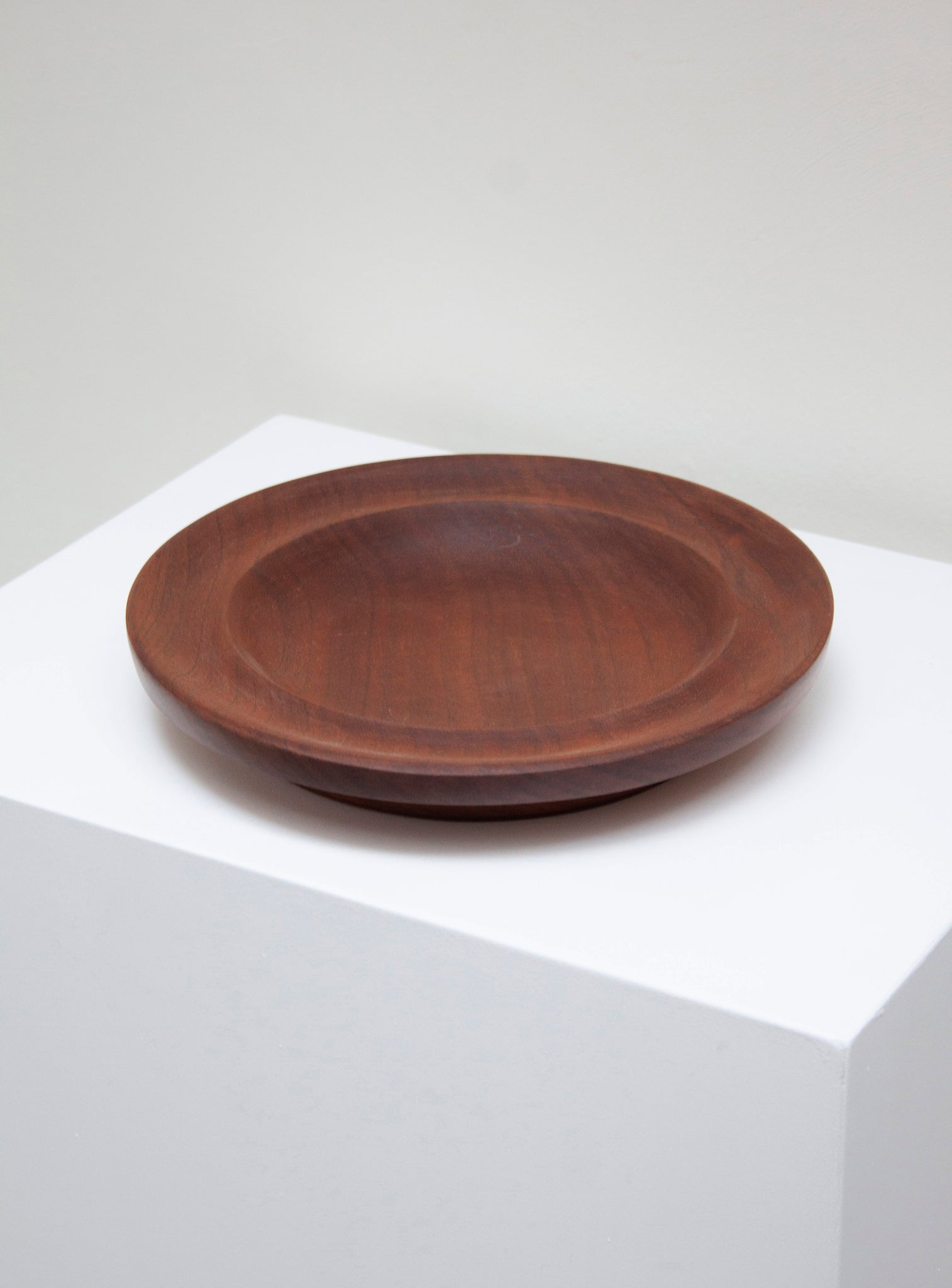 Danish Low Teak Wooden Bowl