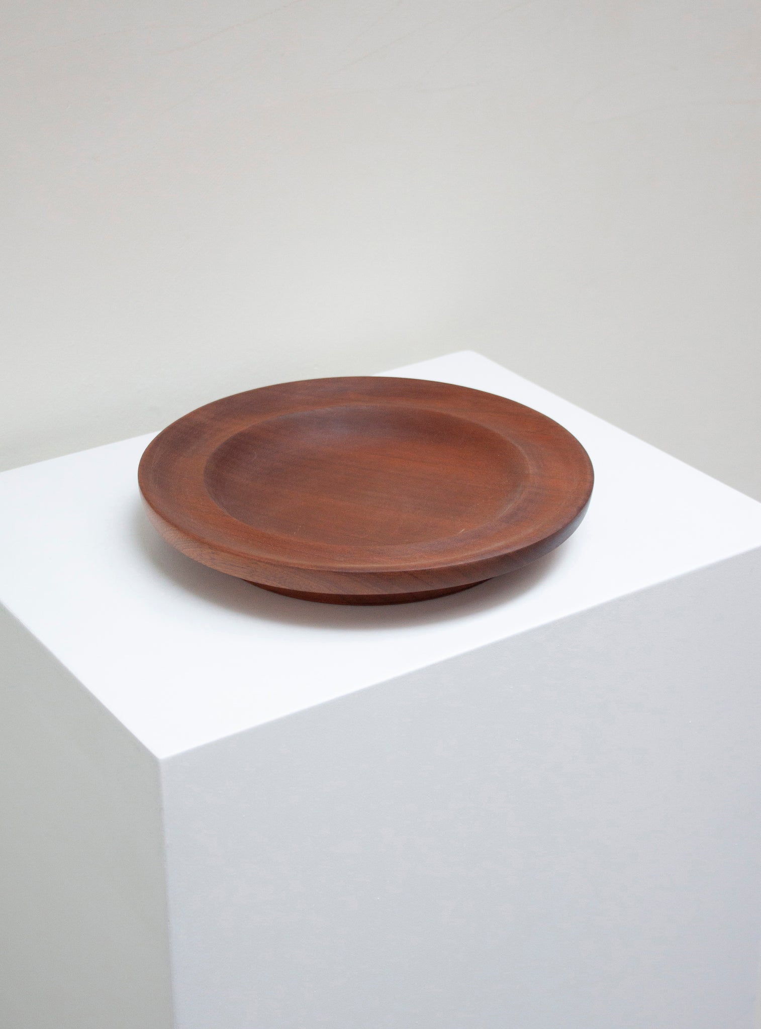 Danish Low Teak Wooden Bowl