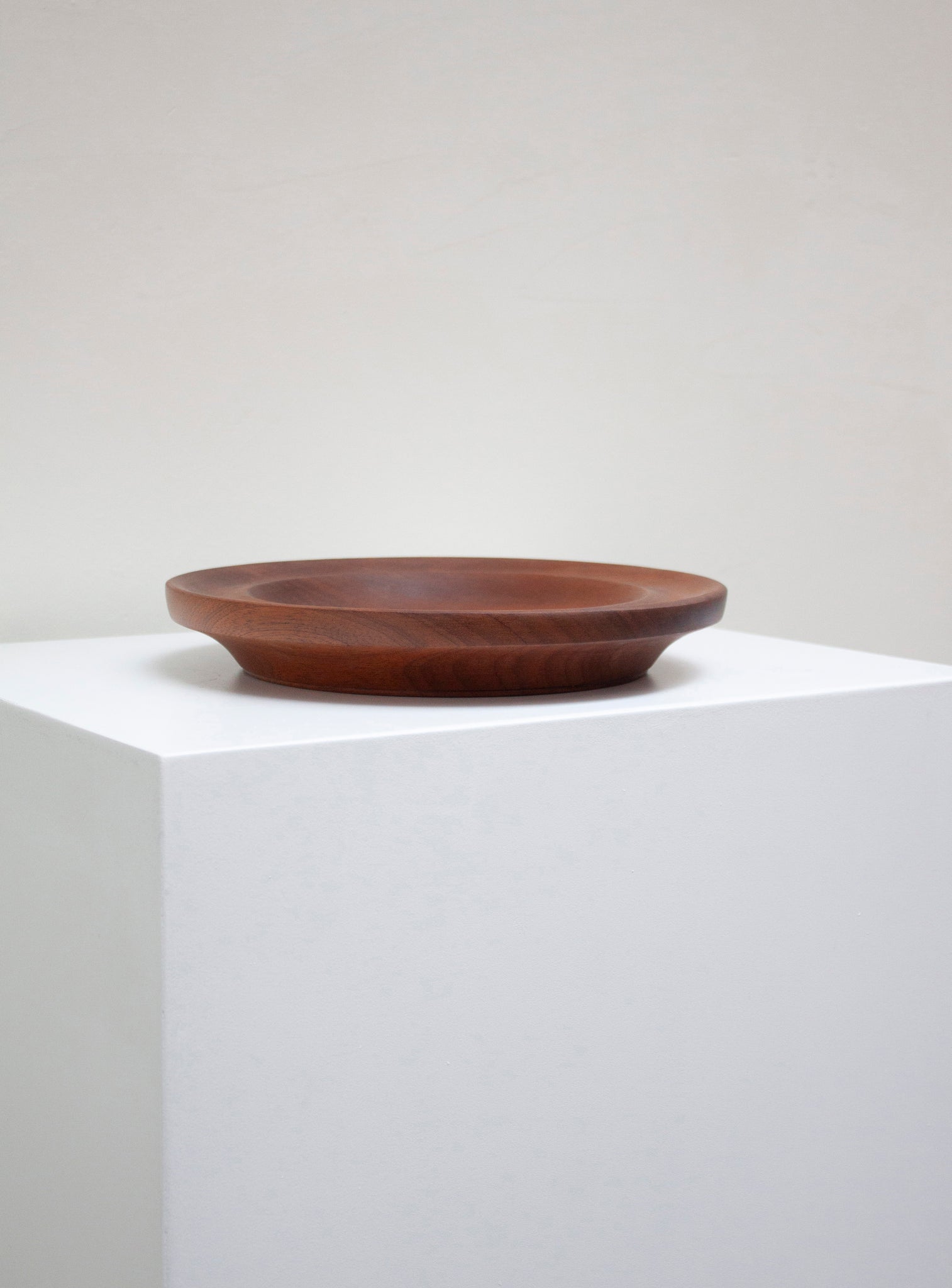 Danish Low Teak Wooden Bowl