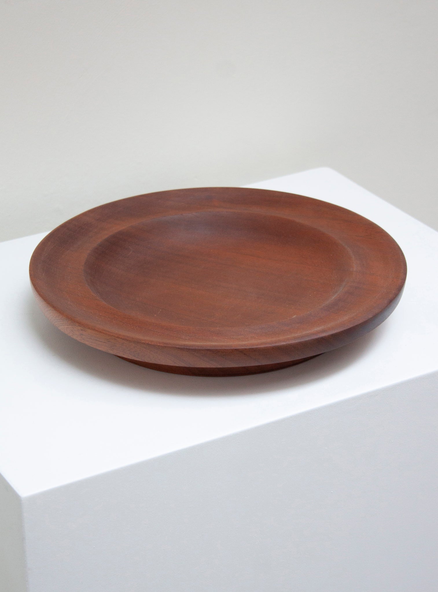 Danish Low Teak Wooden Bowl