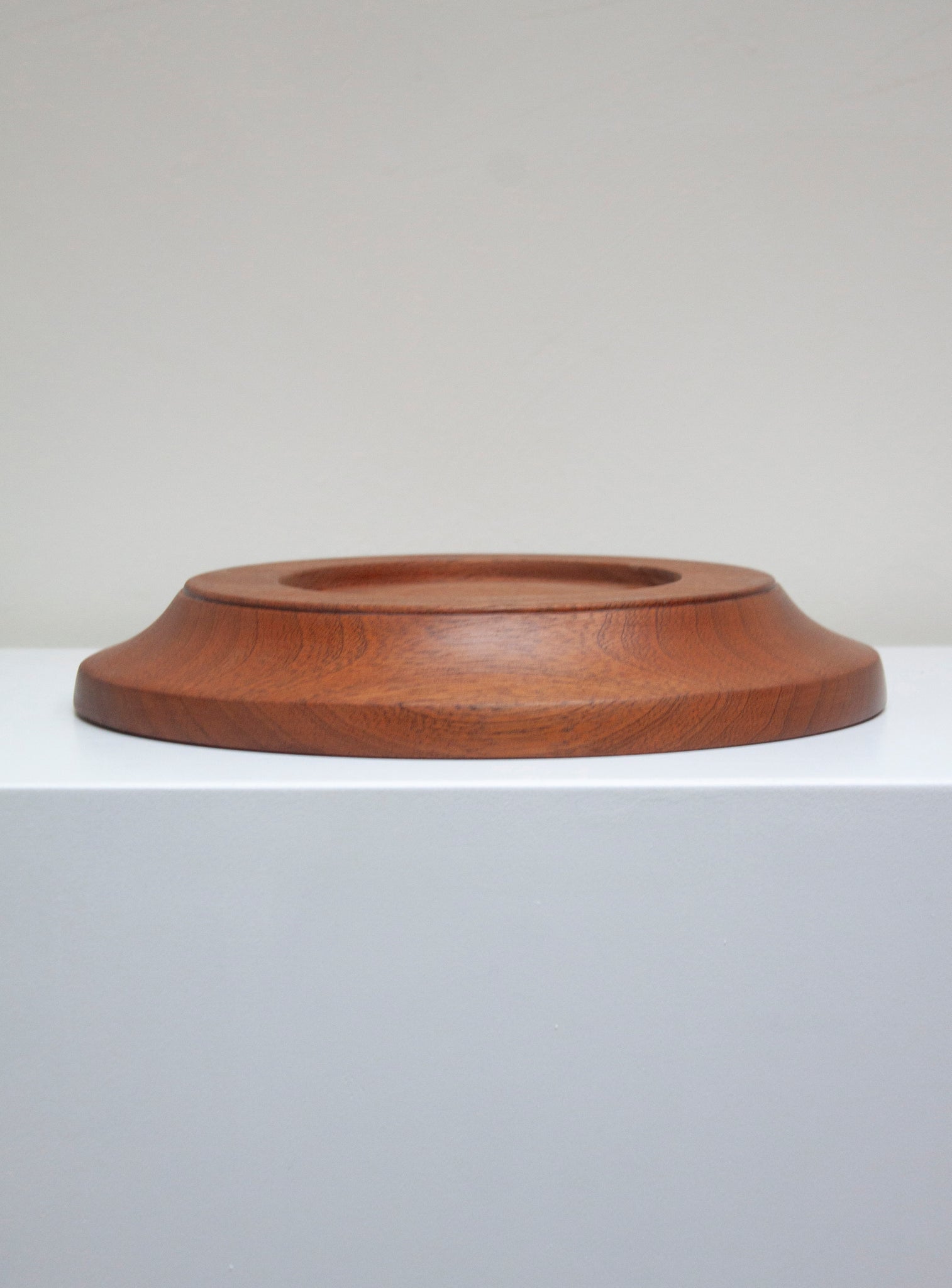 Danish Low Teak Wooden Bowl