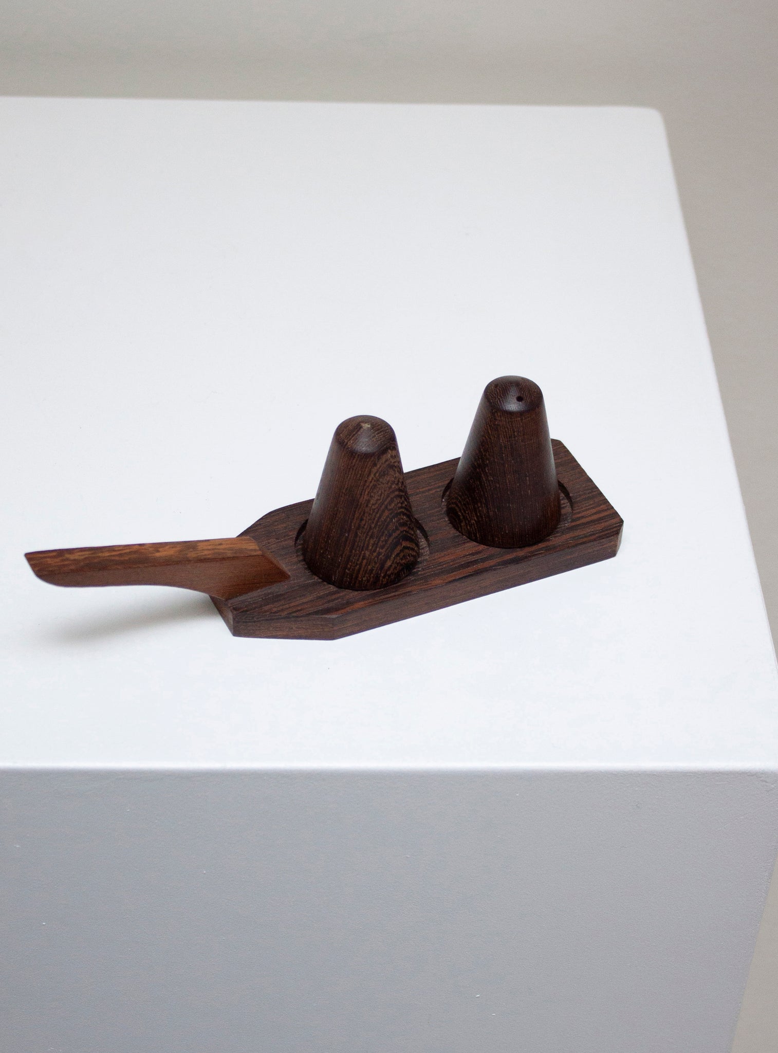 Danish Mahogany Salt & Pepper Shakers