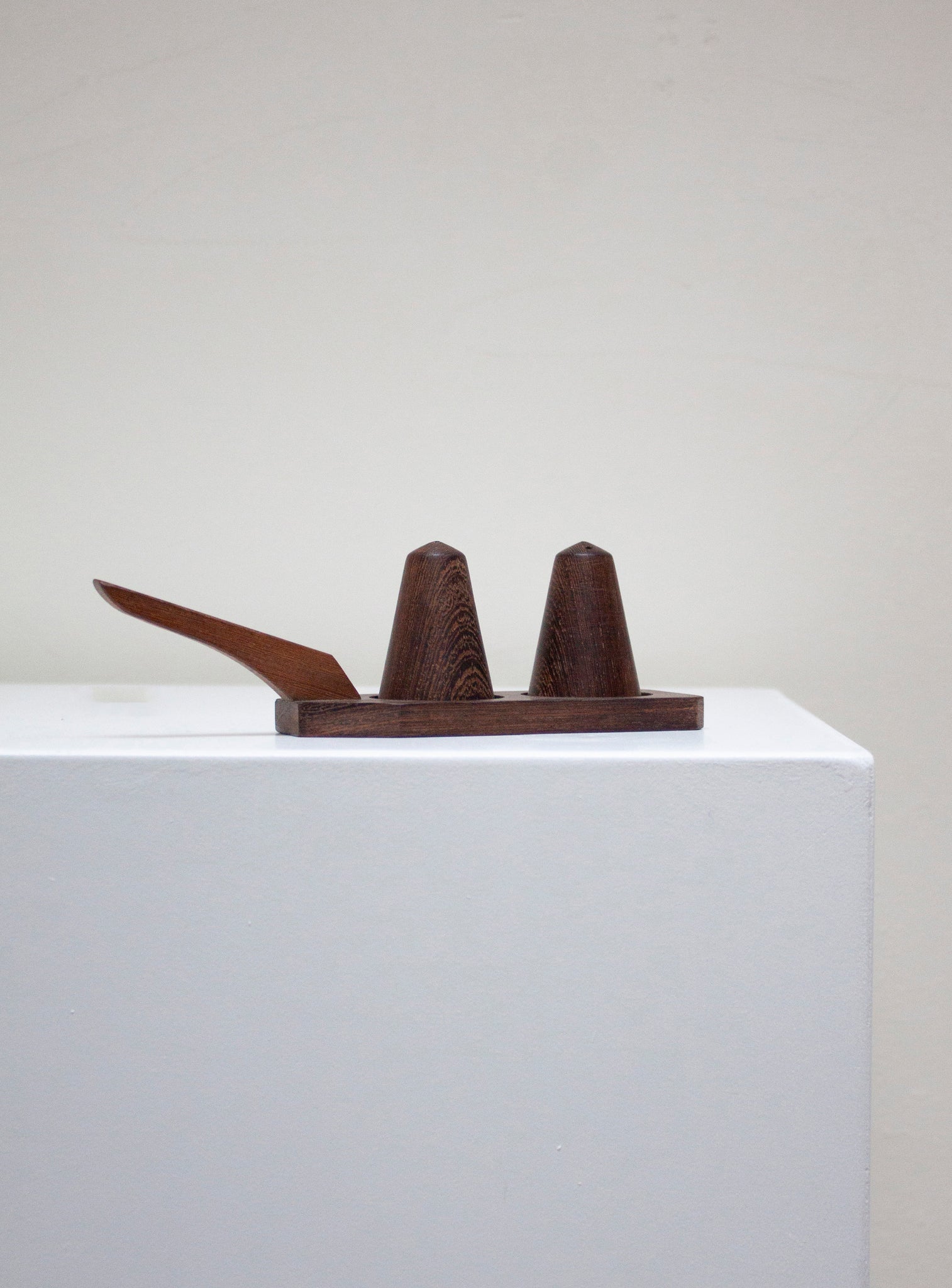 Danish Mahogany Salt & Pepper Shakers