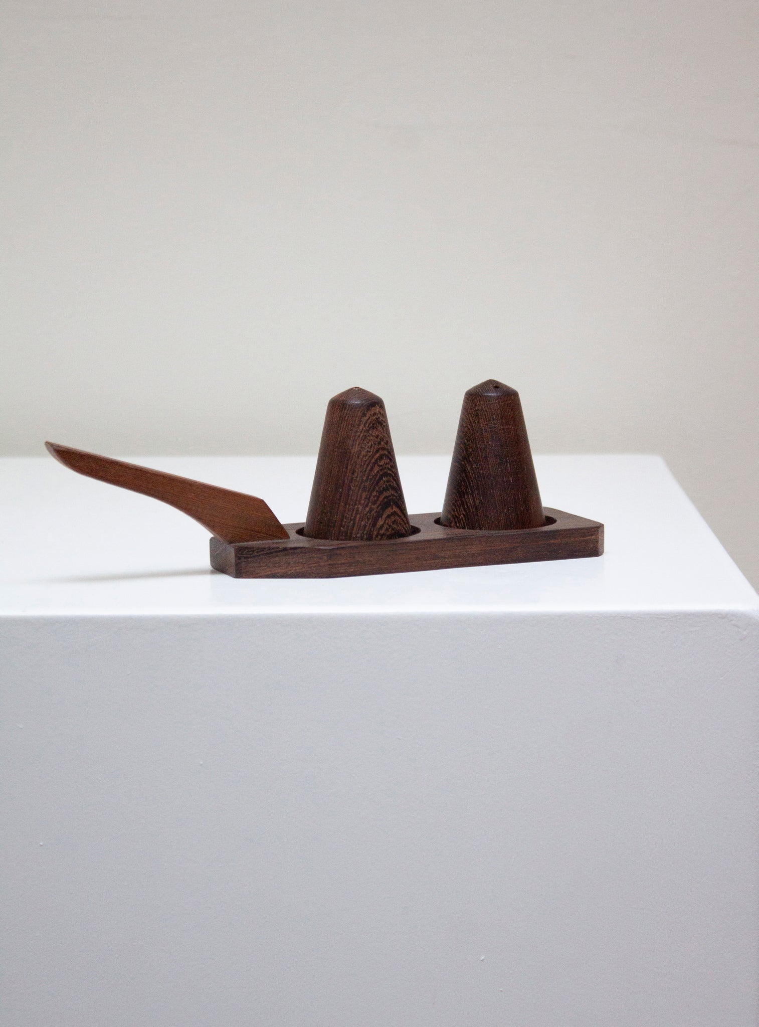 Danish Mahogany Salt & Pepper Shakers