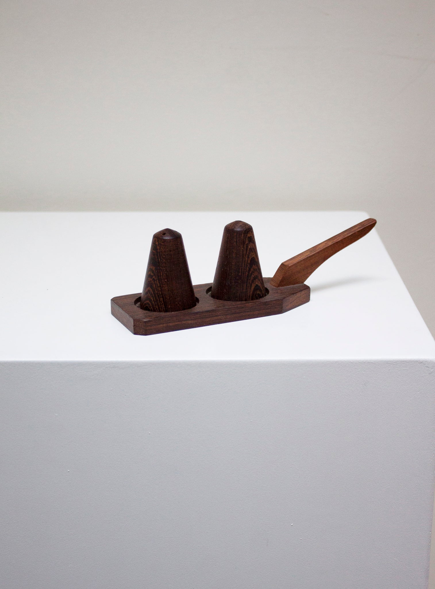 Danish Mahogany Salt & Pepper Shakers