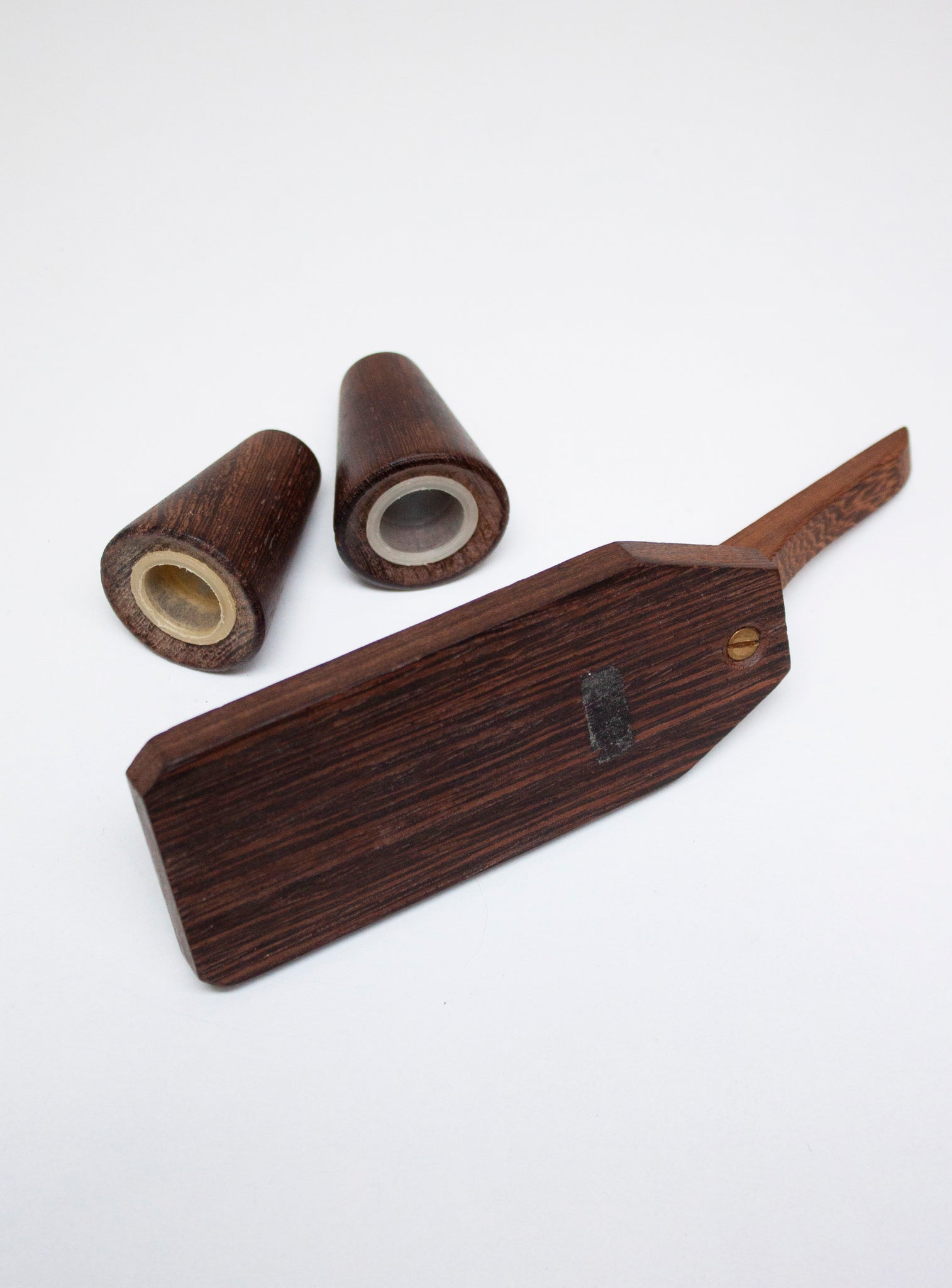 Danish Mahogany Salt & Pepper Shakers