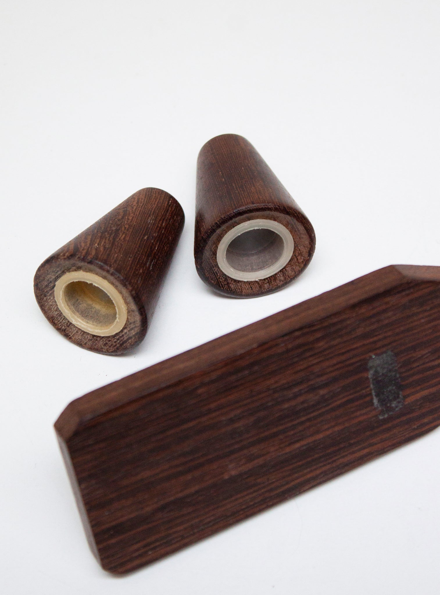 Danish Mahogany Salt & Pepper Shakers