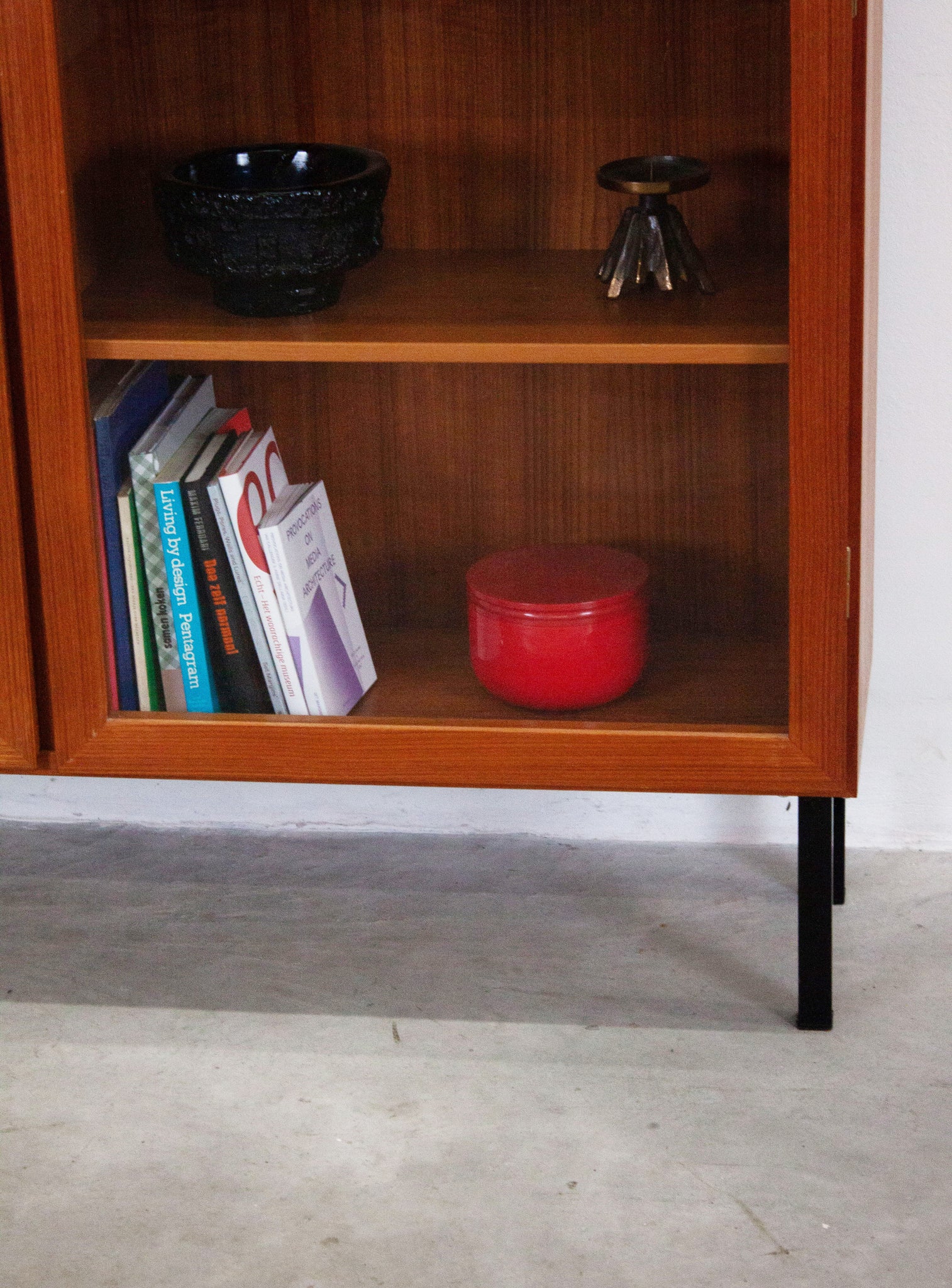 Danish Teak Display Cabinet by Omann Jun