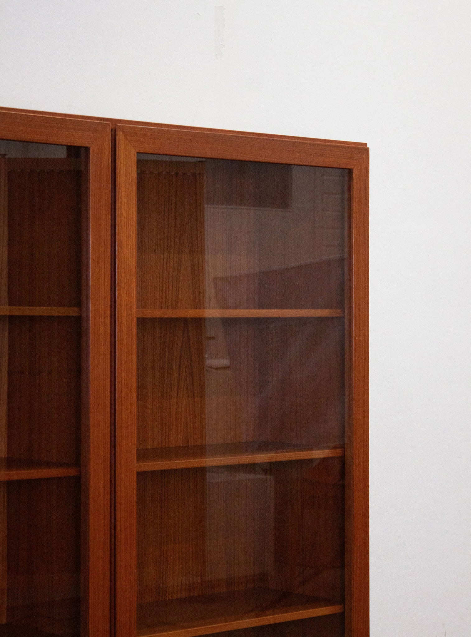 Danish Teak Display Cabinet by Omann Jun