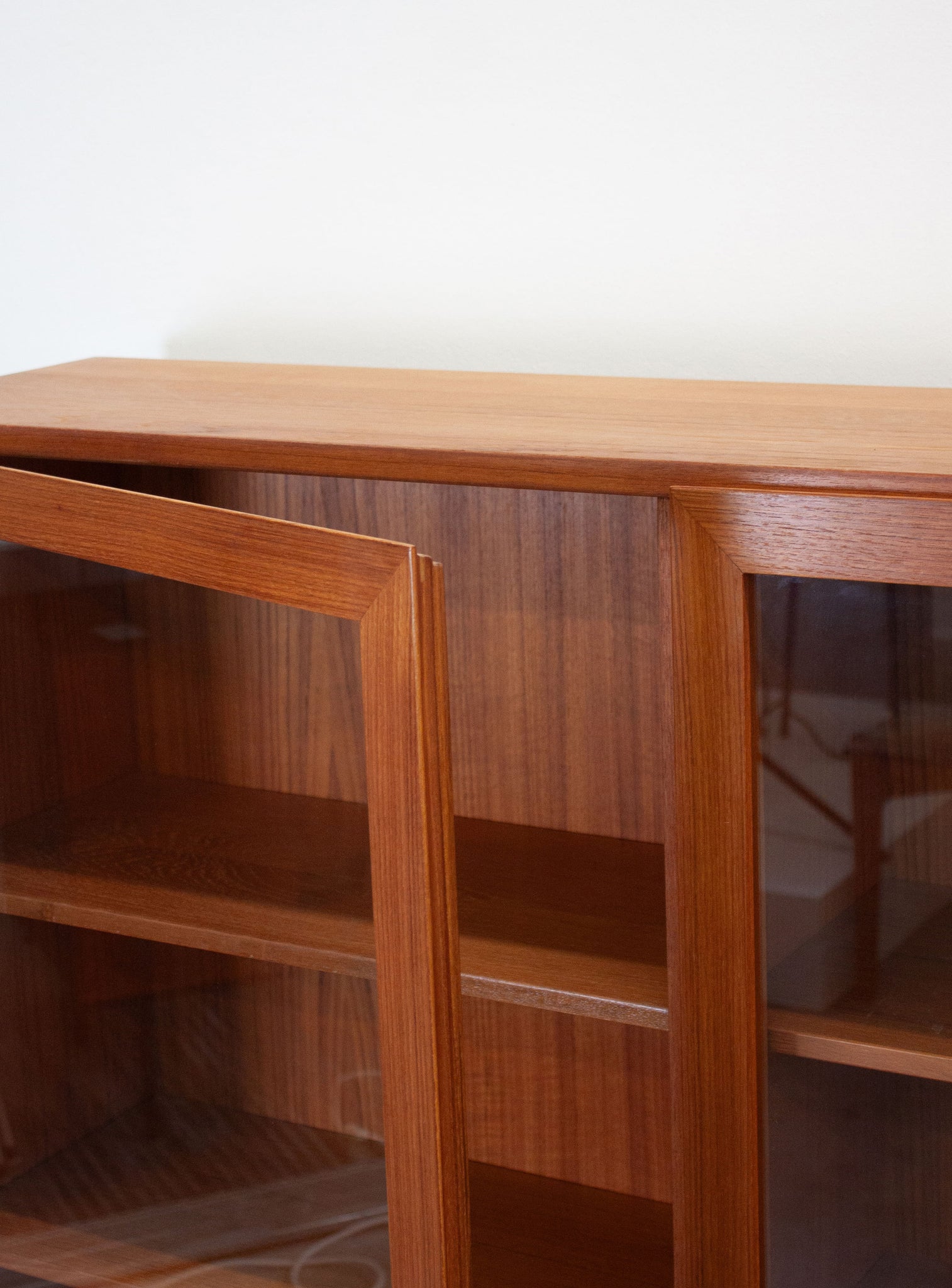 Danish Teak Display Cabinet by Omann Jun