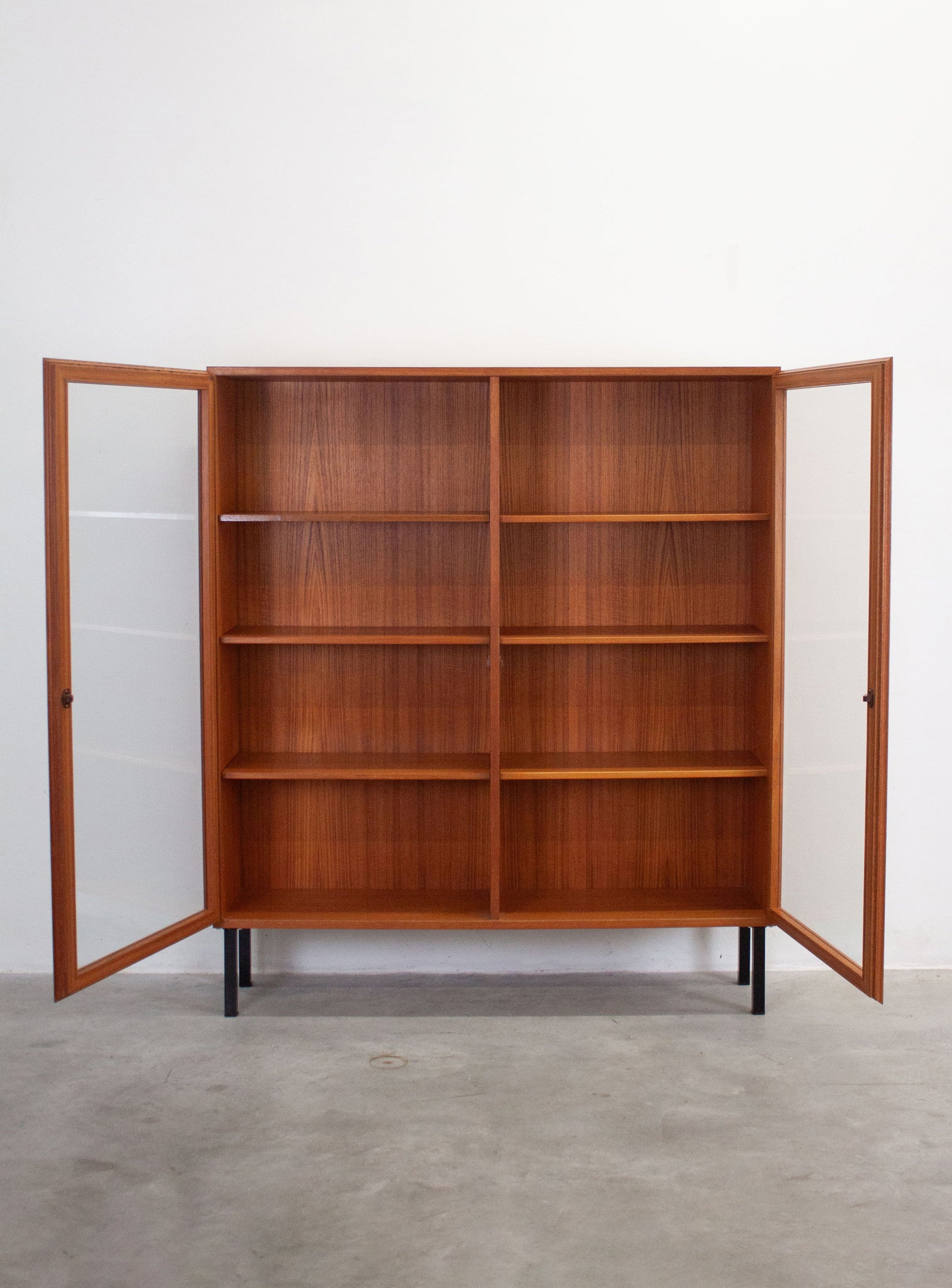 Danish Teak Display Cabinet by Omann Jun