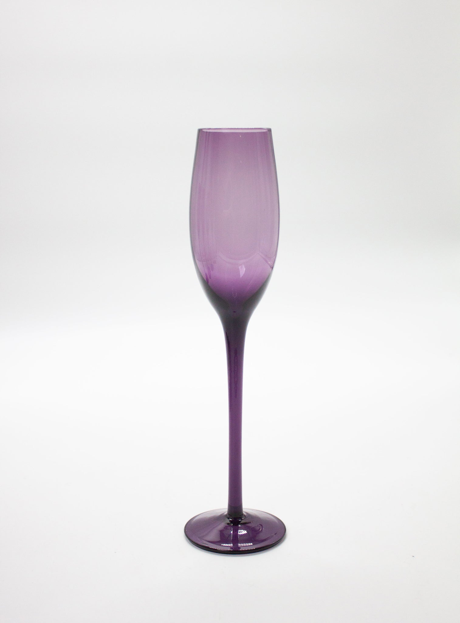 Dark Purple Champagne Glasses (Set of 5)
