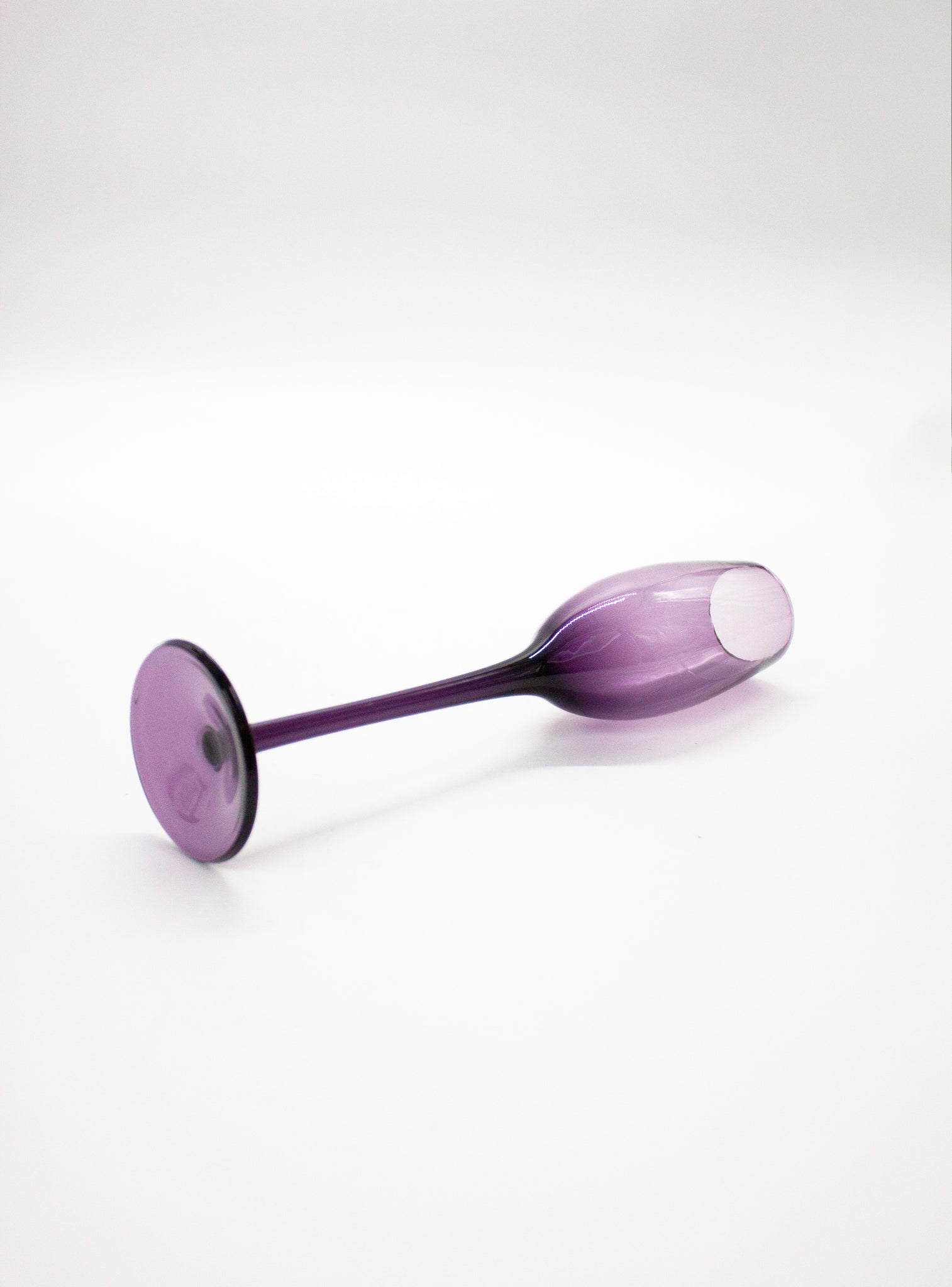 Dark Purple Champagne Glasses (Set of 5)