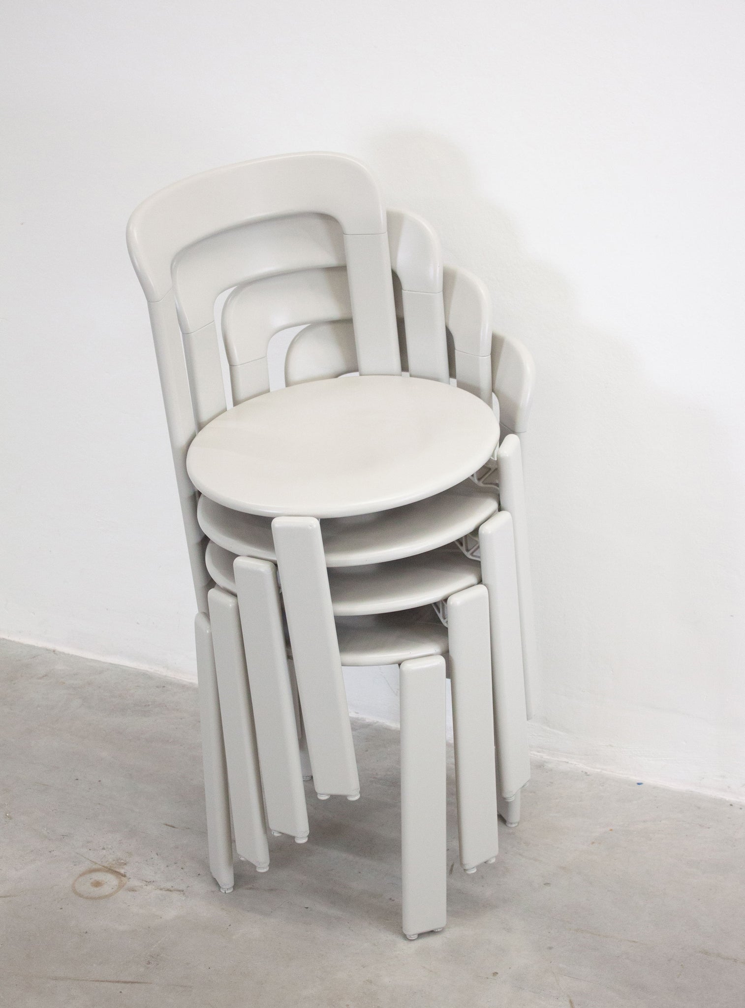 Dietiker Rey Dining Chairs by Bruno Rey (Ash)