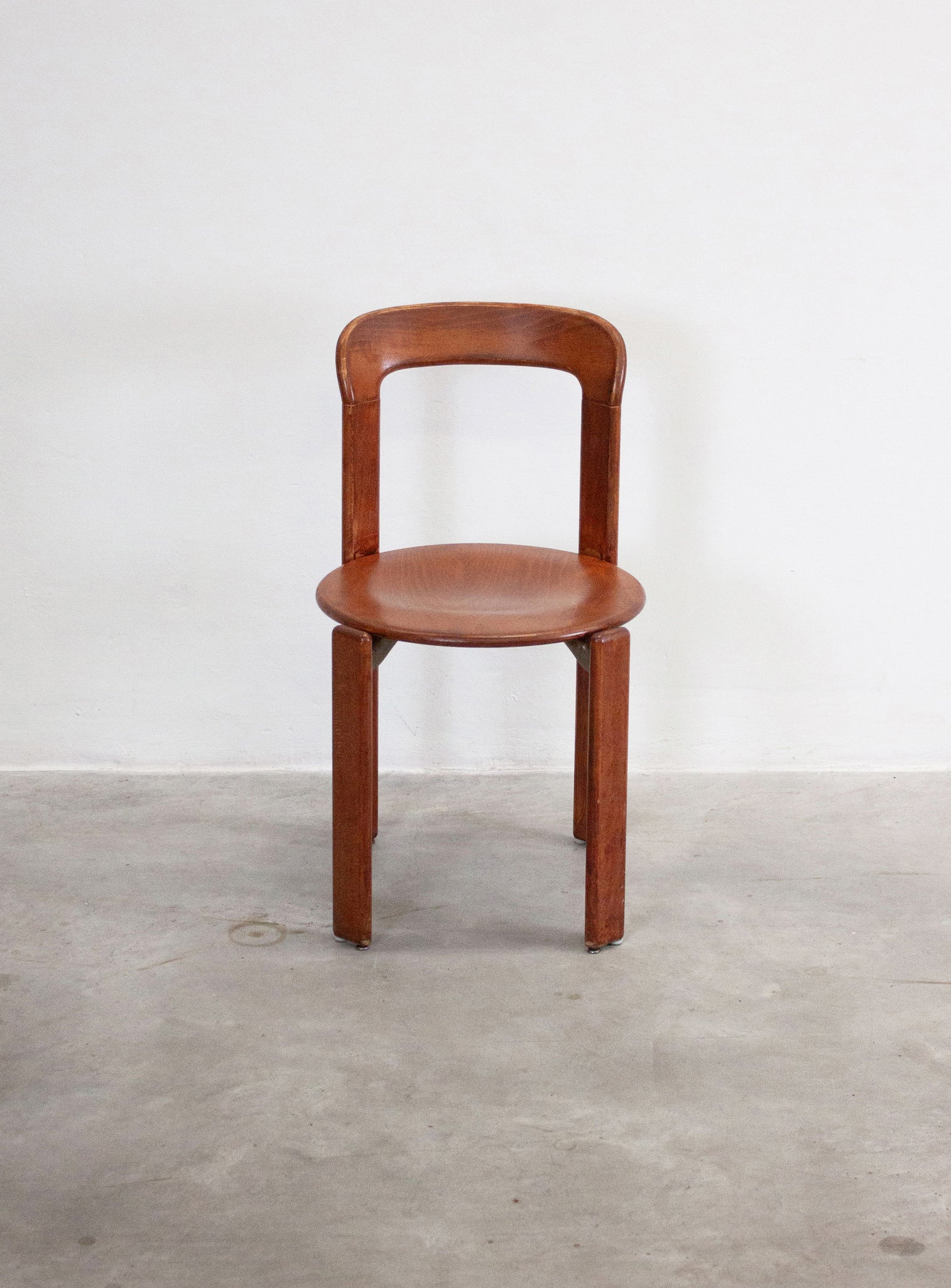 Dietiker Rey Dining Chairs by Bruno Rey (Brown)