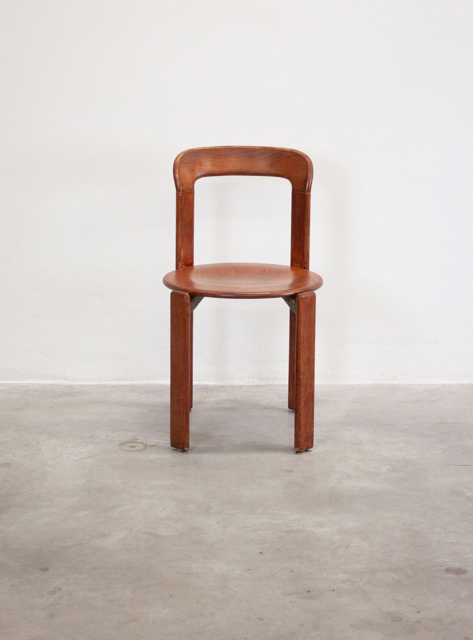 Dietiker Rey Dining Chairs by Bruno Rey (Brown)