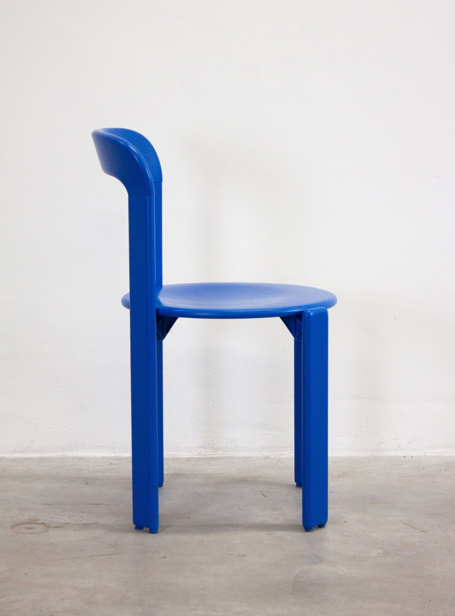 Dietiker Rey Dining Chairs by Bruno Rey (Cobalt Blue)