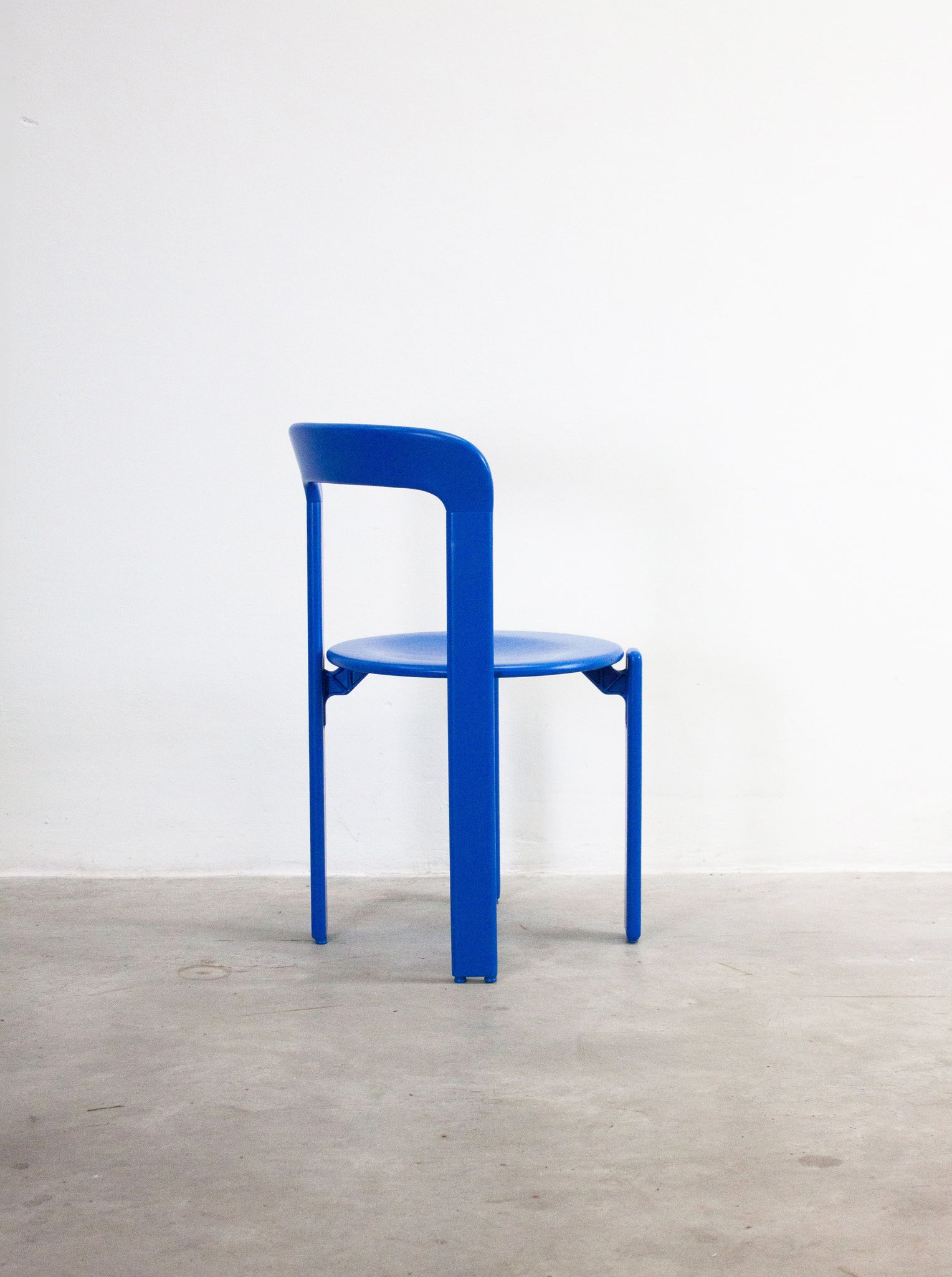 Dietiker Rey Dining Chairs by Bruno Rey (Cobalt Blue)