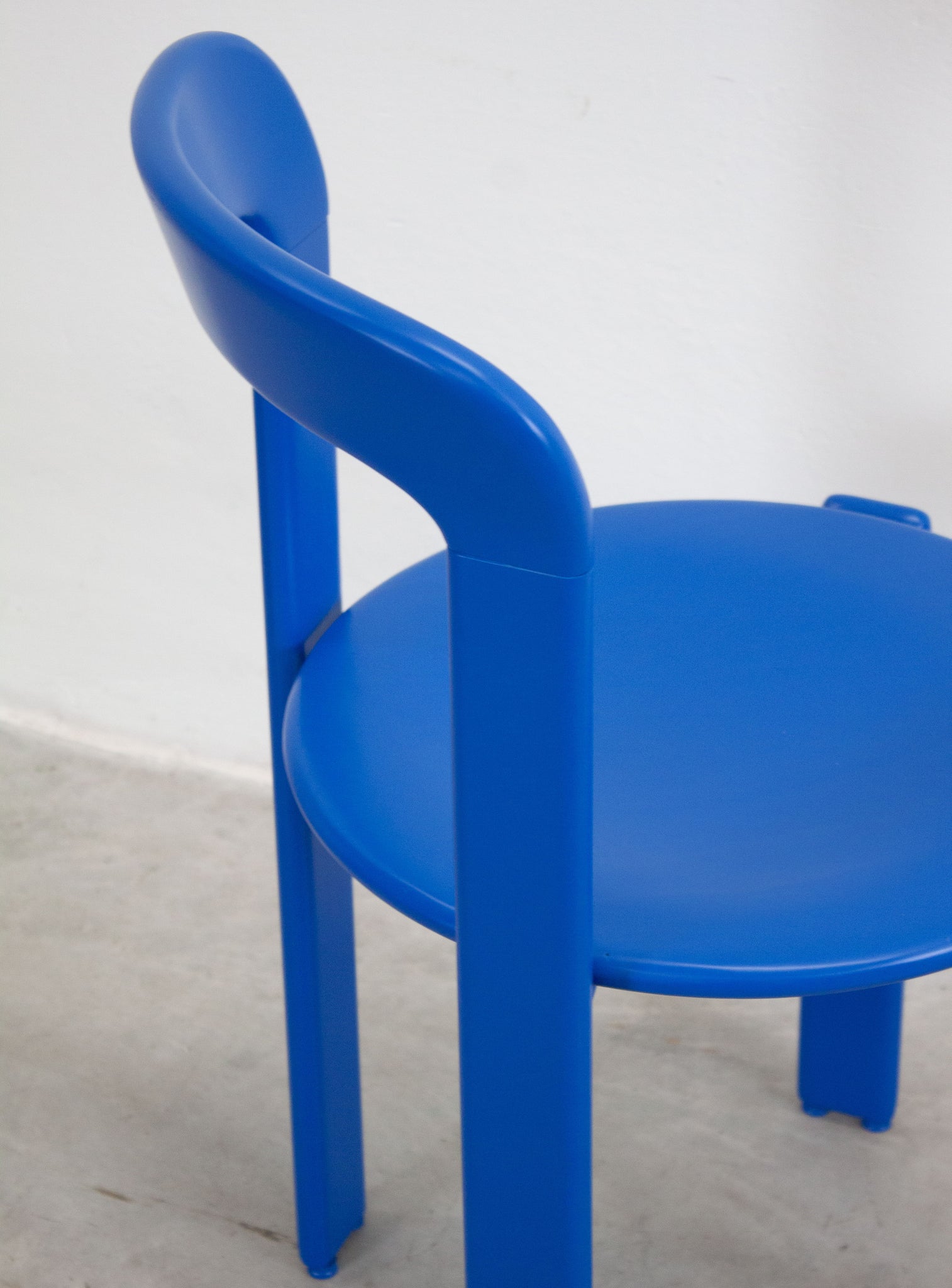 Dietiker Rey Dining Chairs by Bruno Rey (Cobalt Blue)