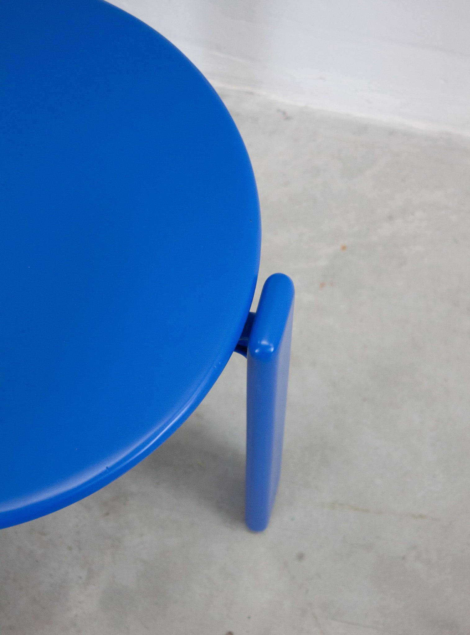 Dietiker Rey Dining Chairs by Bruno Rey (Cobalt Blue)