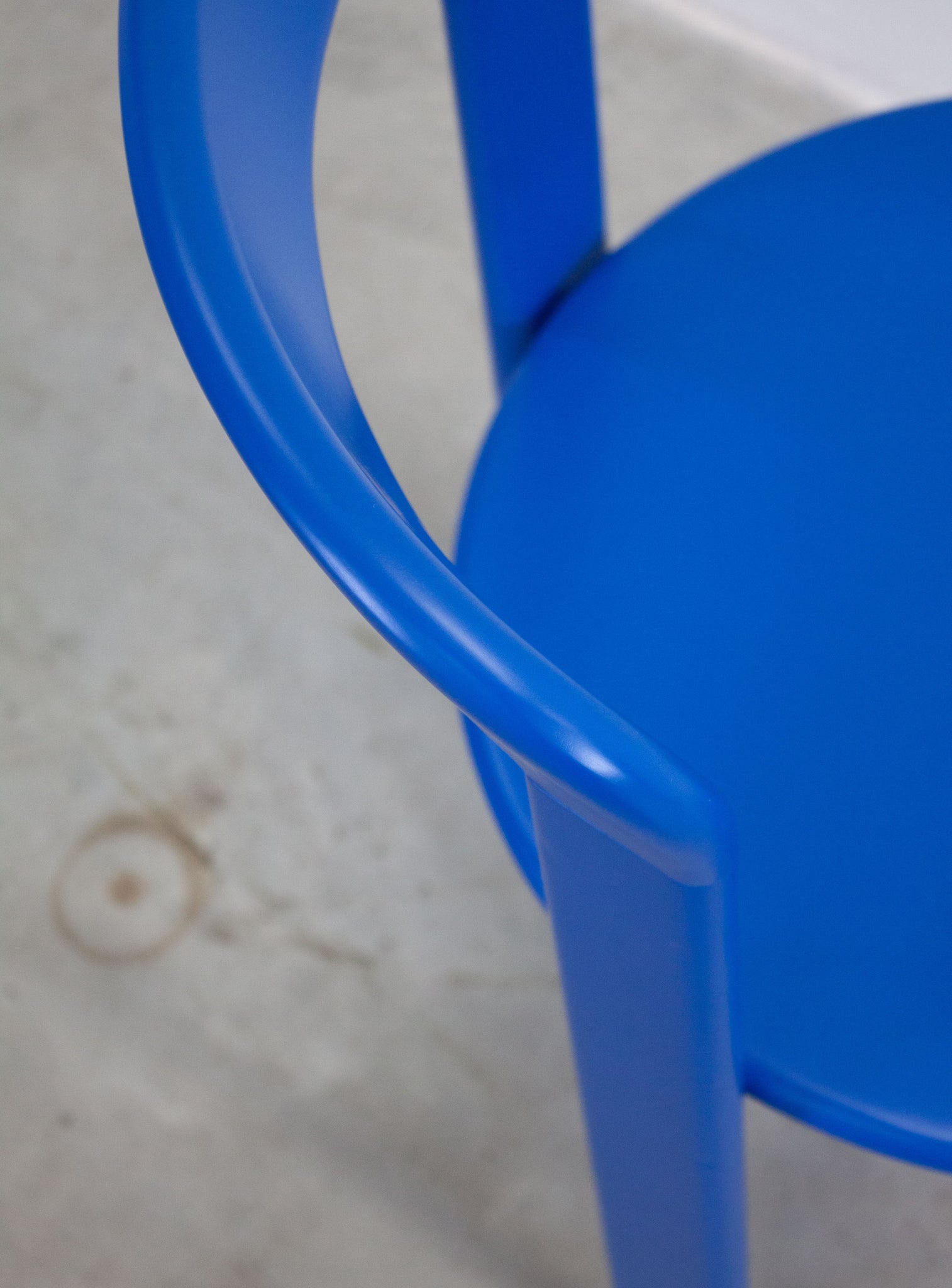 Dietiker Rey Dining Chairs by Bruno Rey (Cobalt Blue)