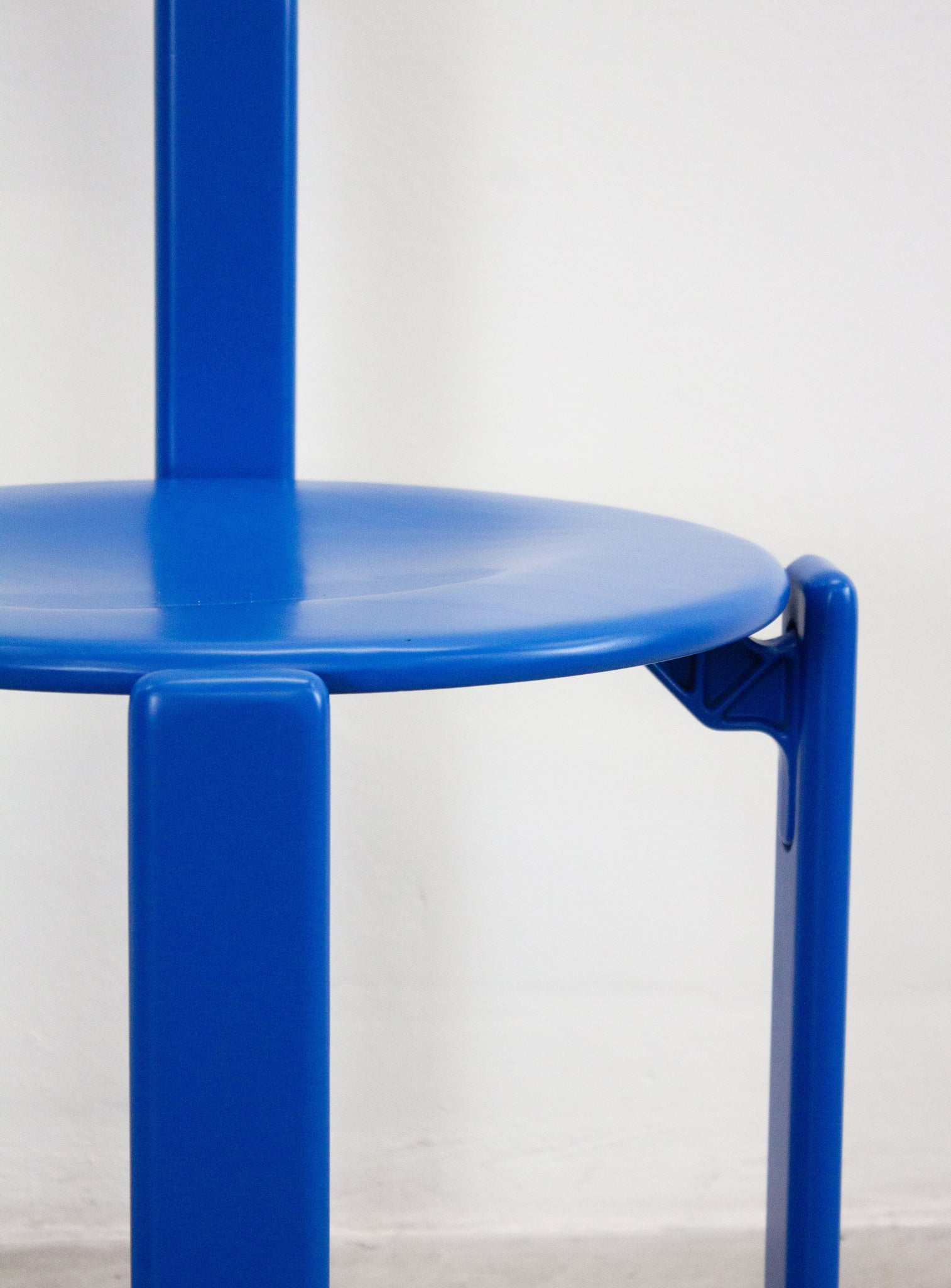 Dietiker Rey Dining Chairs by Bruno Rey (Cobalt Blue)