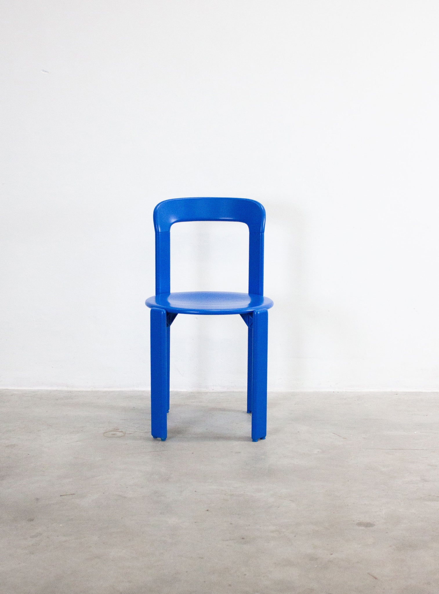 Dietiker Rey Dining Chairs by Bruno Rey (Cobalt Blue)