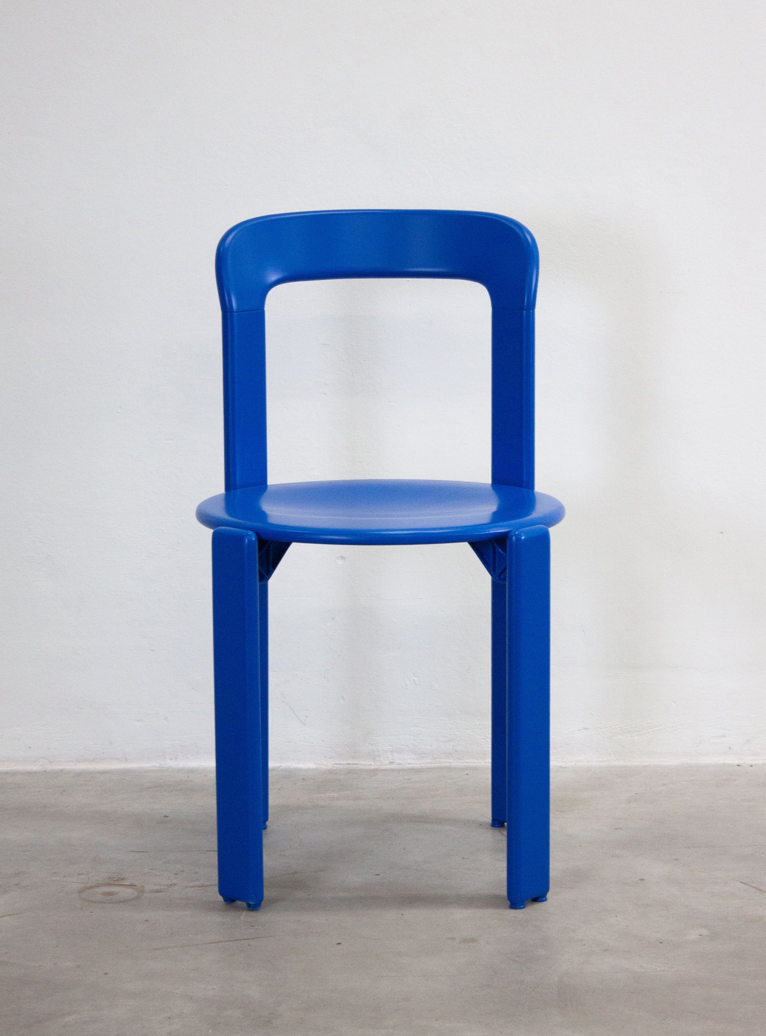 Dietiker Rey Dining Chairs by Bruno Rey (Cobalt Blue)