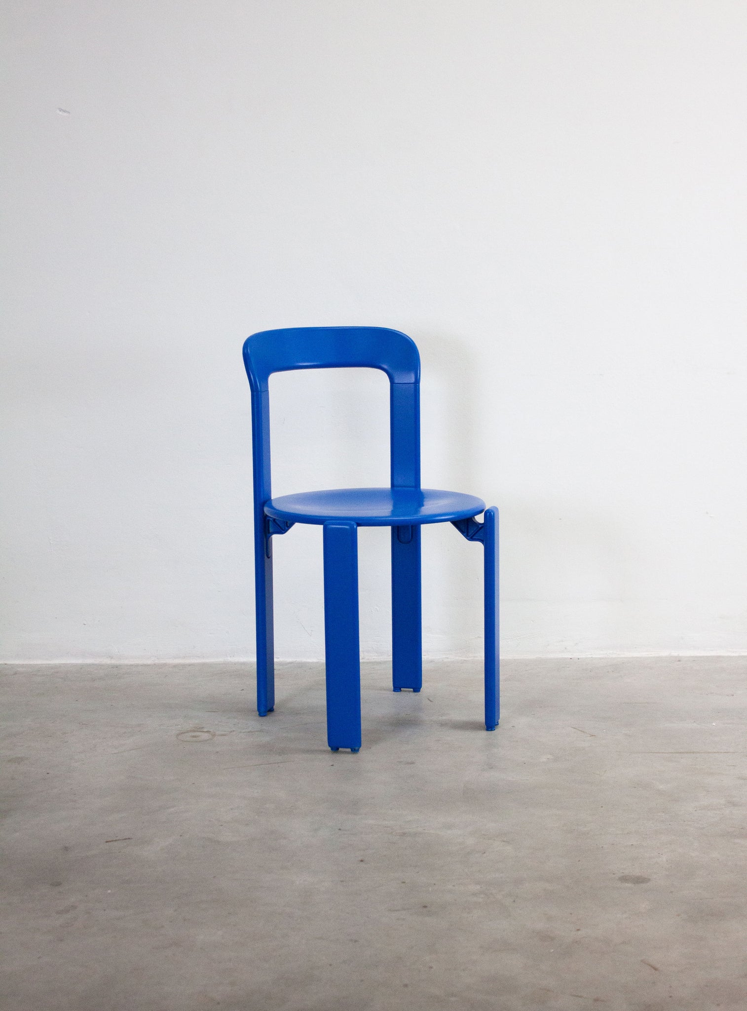 Dietiker Rey Dining Chairs by Bruno Rey (Cobalt Blue)