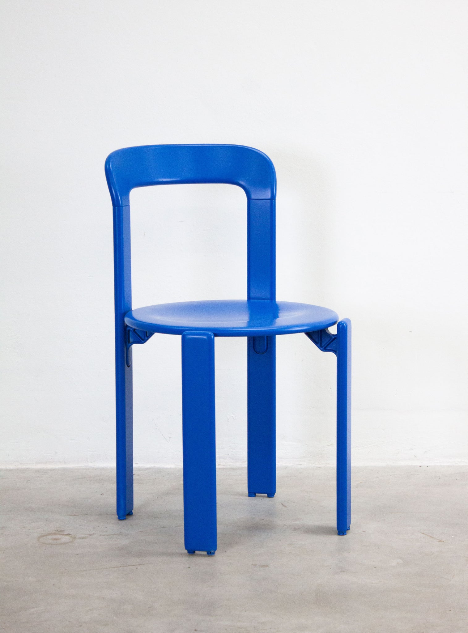 Dietiker Rey Dining Chairs by Bruno Rey (Cobalt Blue)