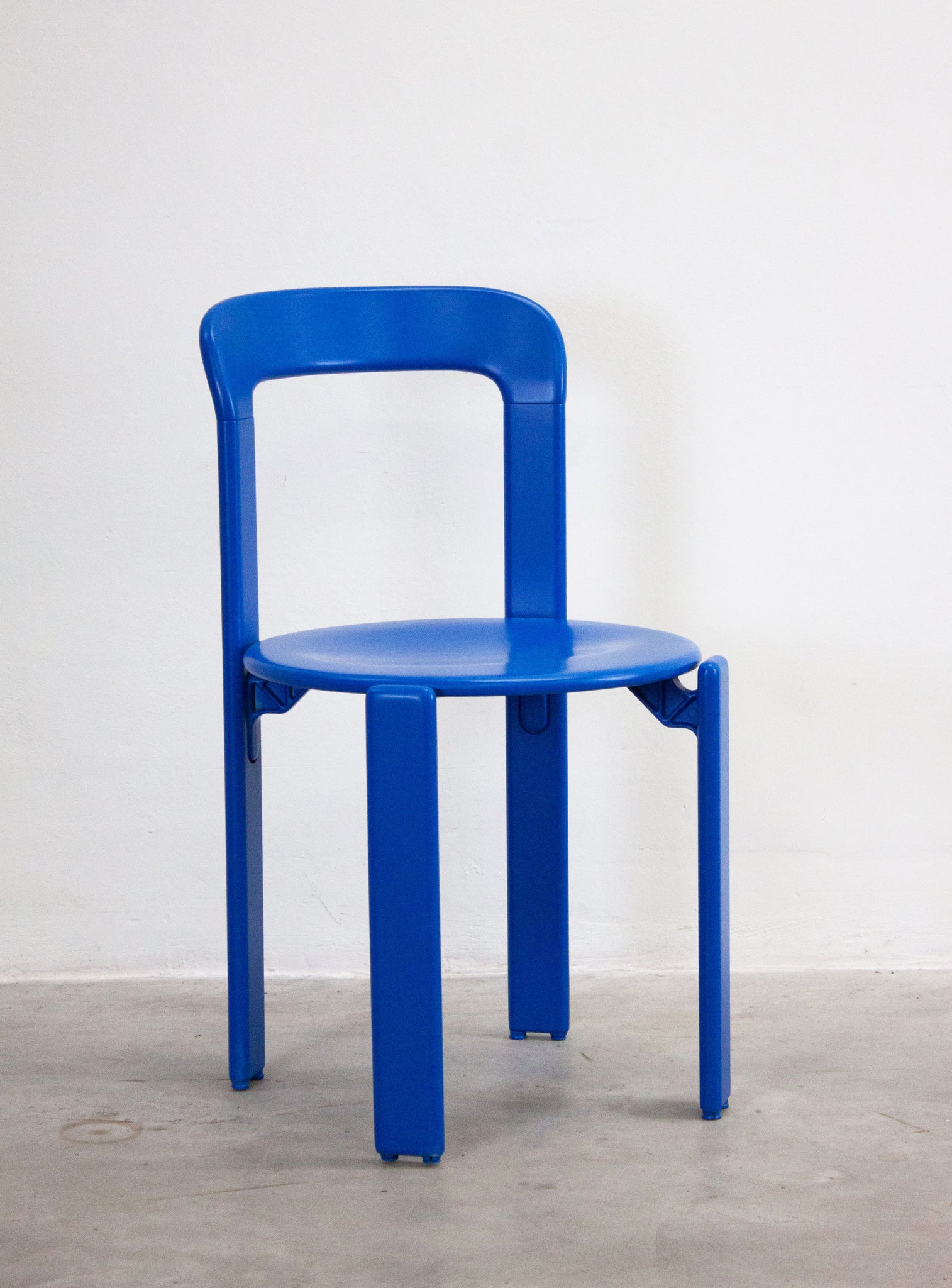 Dietiker Rey Dining Chairs by Bruno Rey (Cobalt Blue)