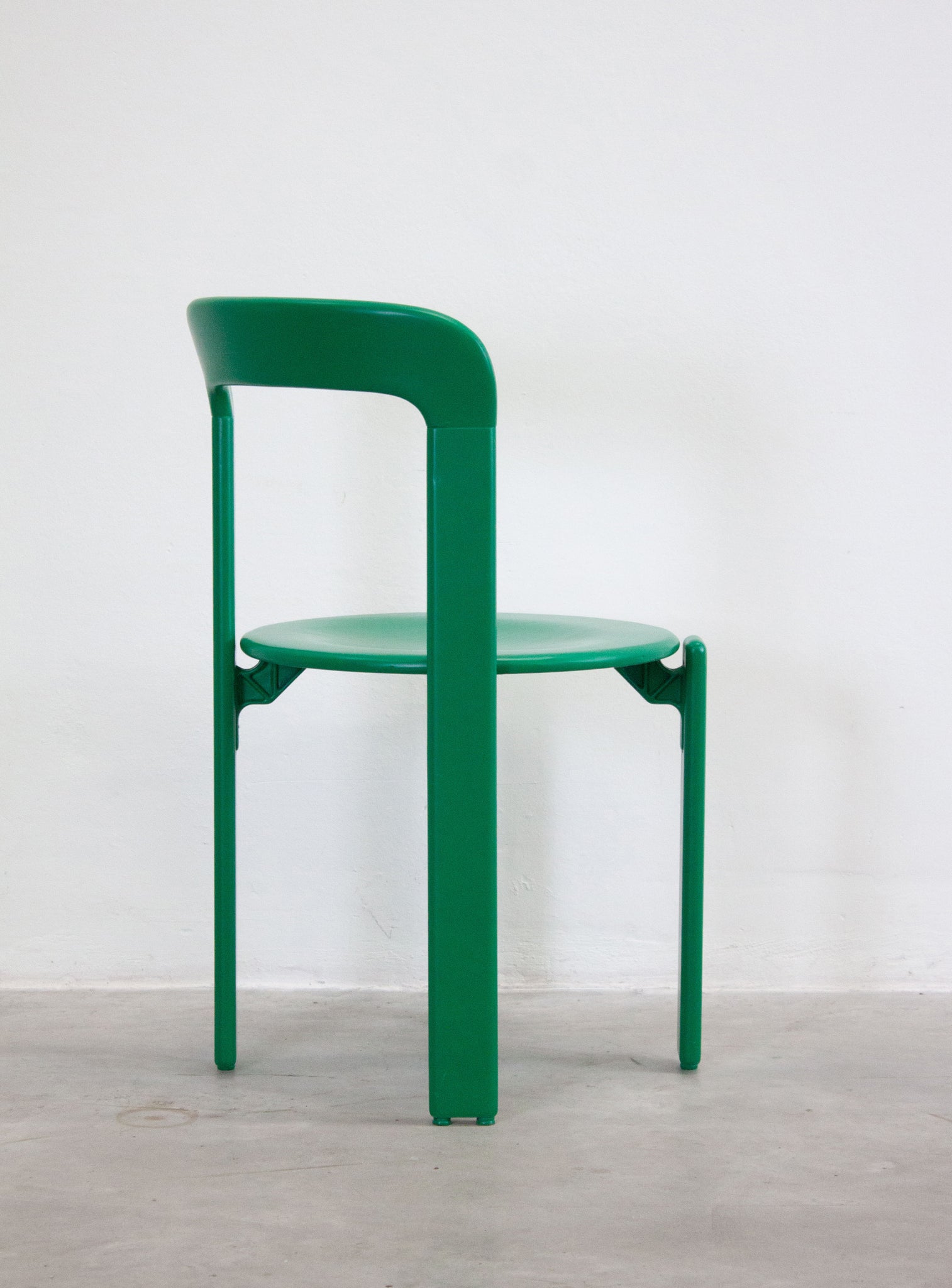Dietiker Rey Dining Chairs by Bruno Rey (Green)
