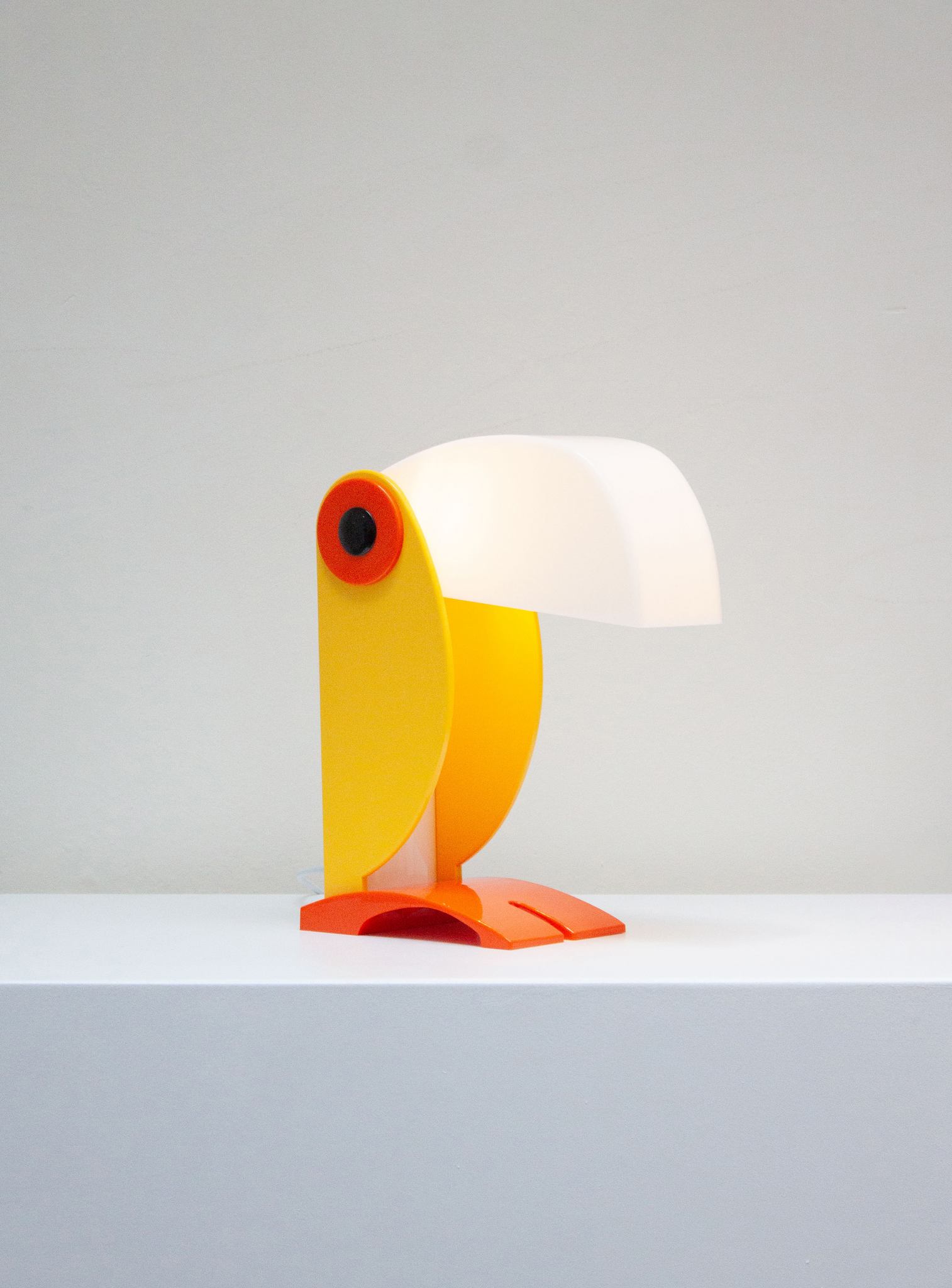 Linea Zero Toucan Desk Lamp by Enea Ferrari (Yellow)