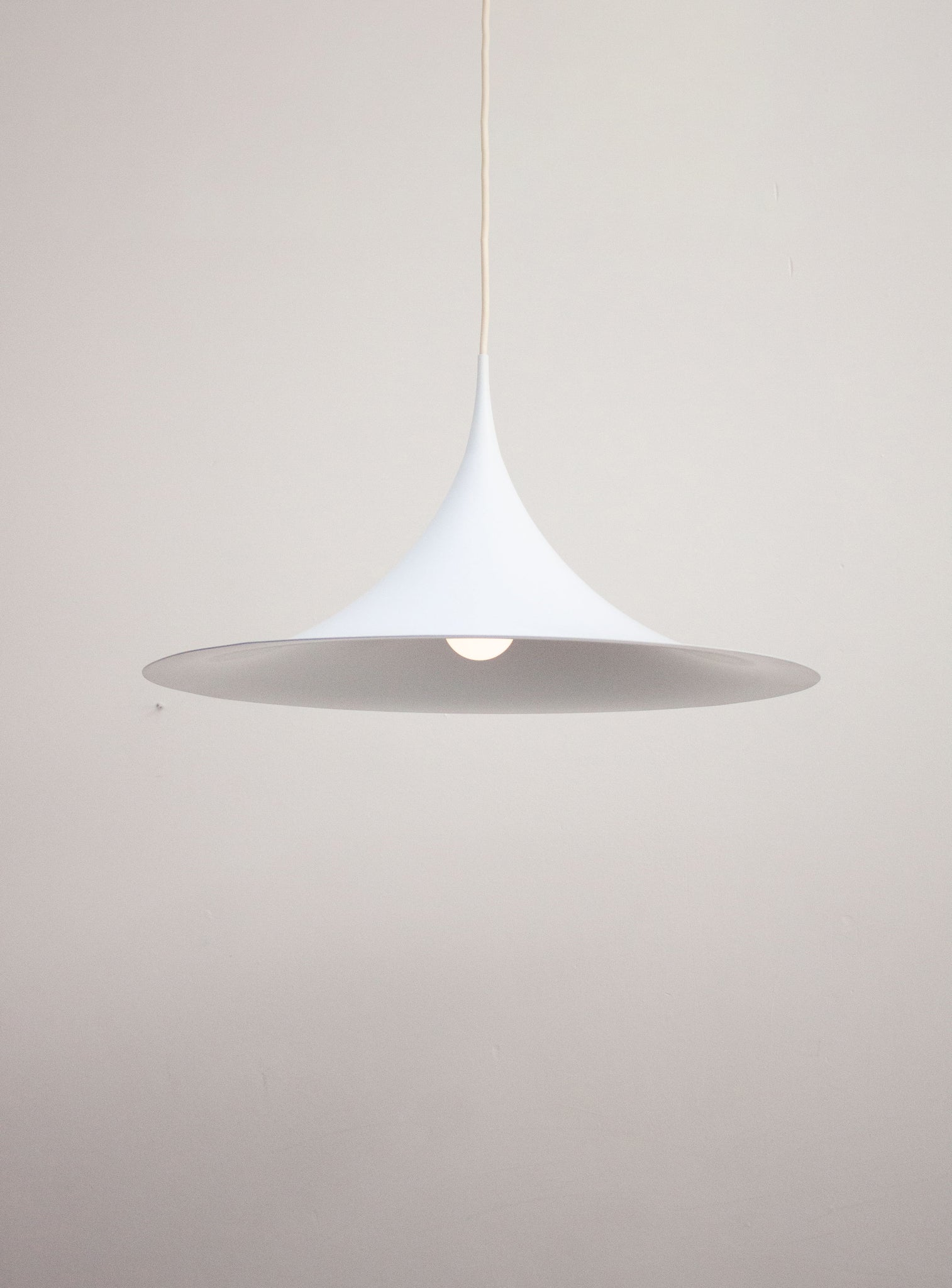 Fog & Mørup Semi Pendant Lamp by Torsten Thorup & Claus Bonderup (White)
