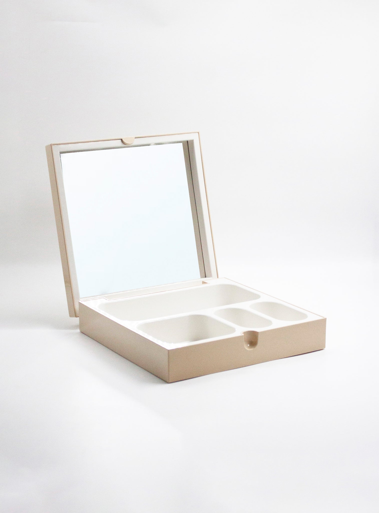 Gedy Vanity Box with Mirror by Makio Hasuike (Beige)