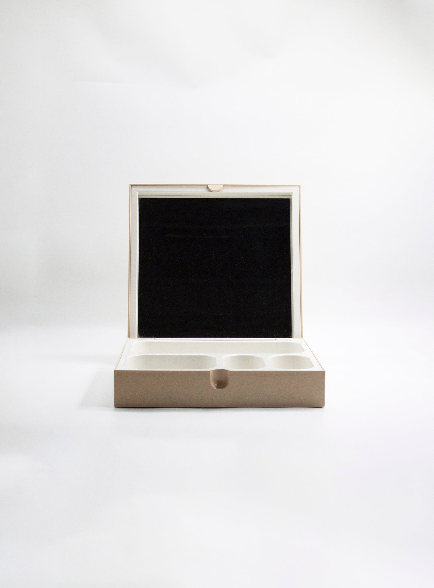 Gedy Vanity Box with Mirror by Makio Hasuike (Beige)