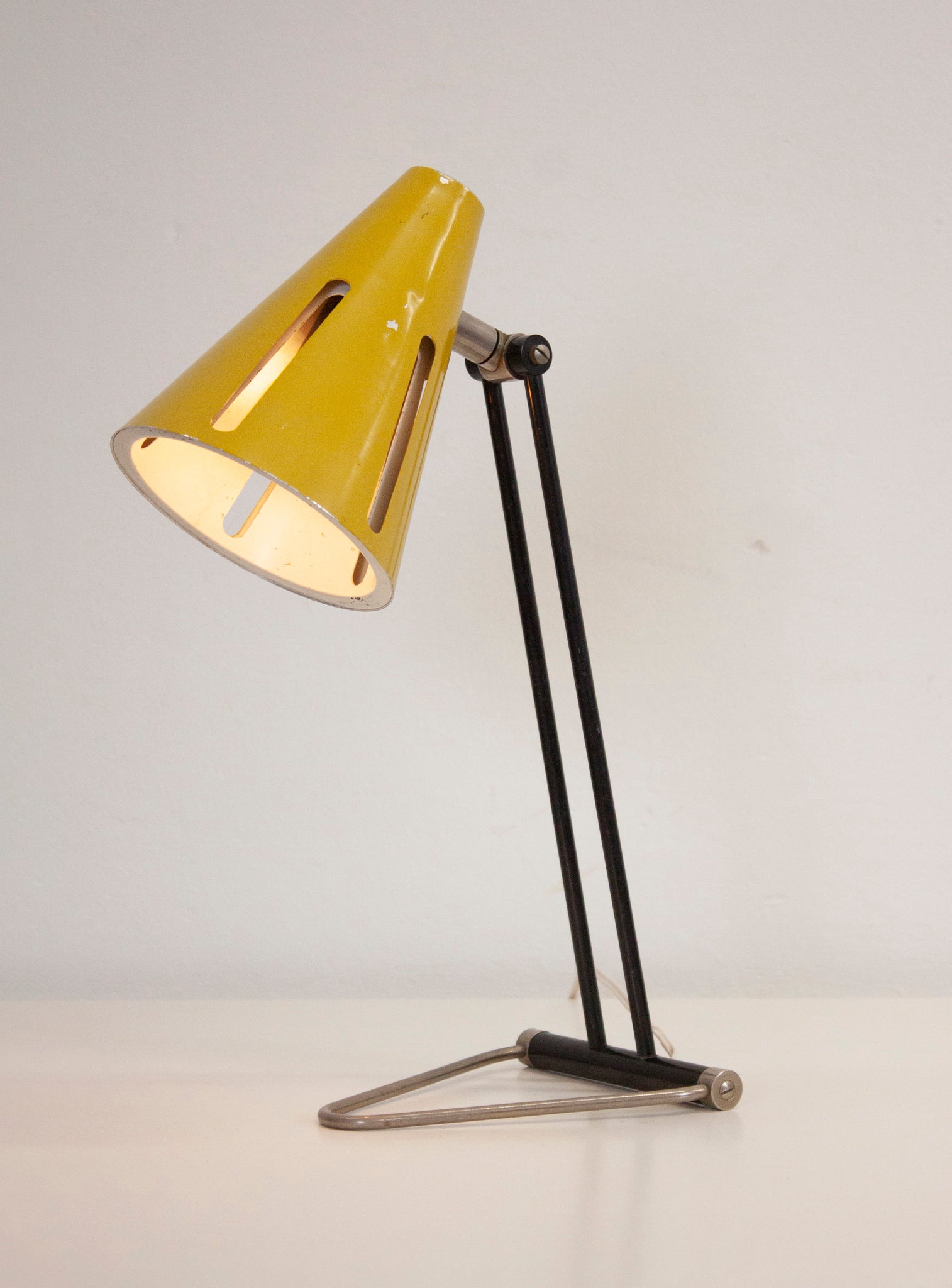 Hala 'Zonneserie' Model 1 Desk Lamp by H. Busquet (Yellow)