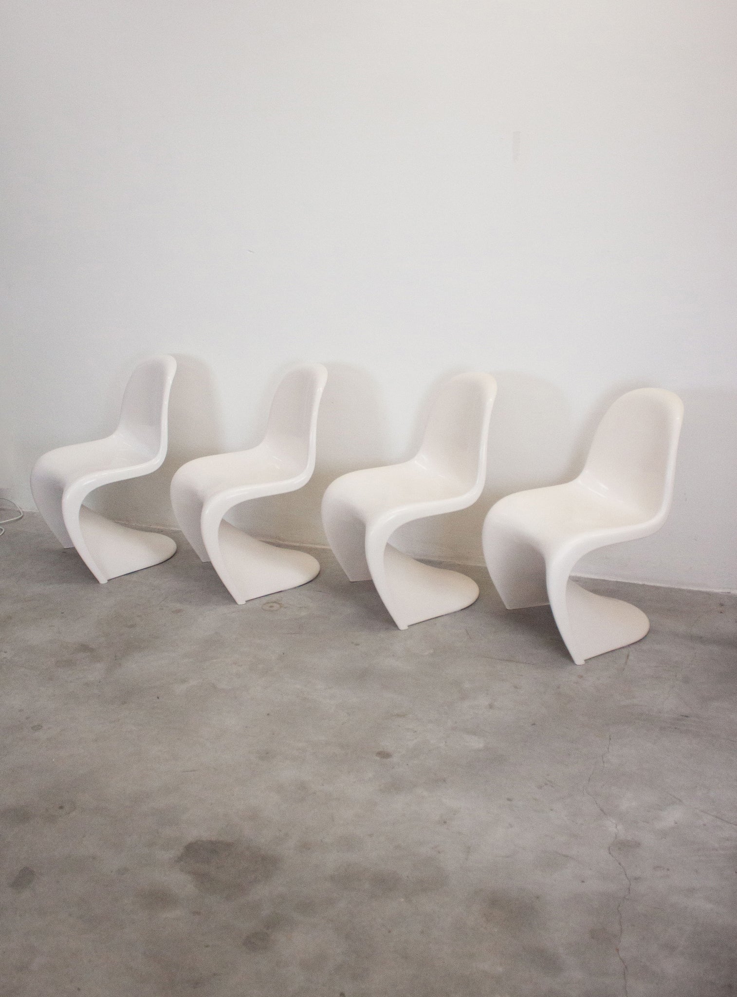 Herman Miller Panton Chair by Verner Panton (White)